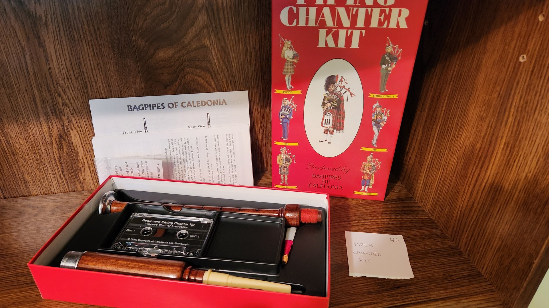 Beginner's Piping Chanter Kit with Practice ChanTer and Accessories - image 1 of 3