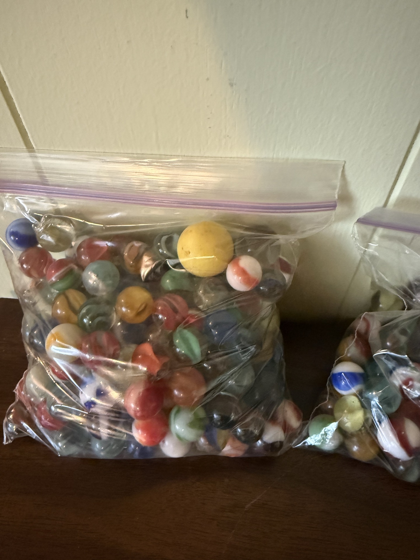 Assorted marbles and a Duncan Imperial yo-yo - image 3 of 6