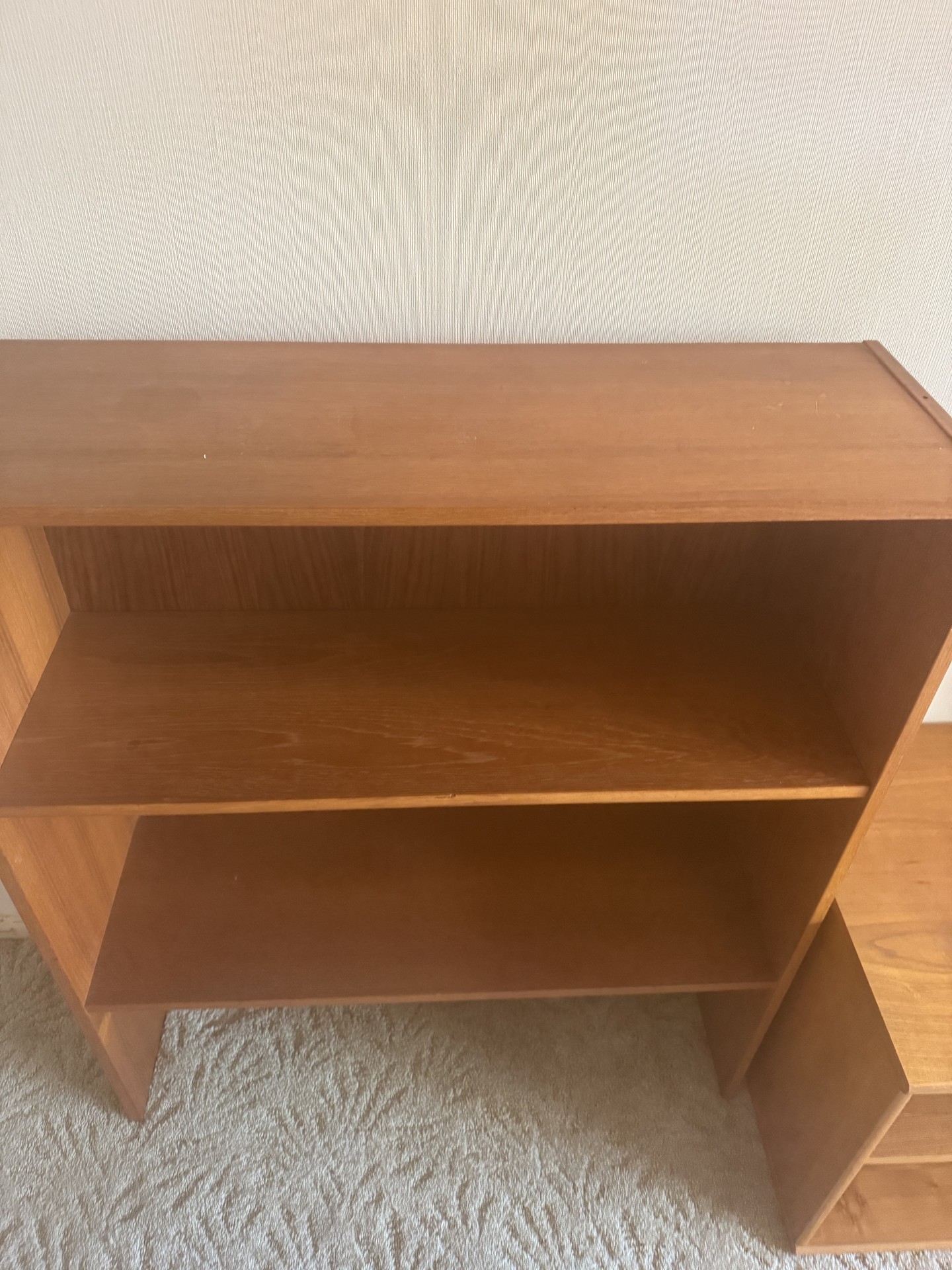 Set of three wooden shelving units - image 7 of 8