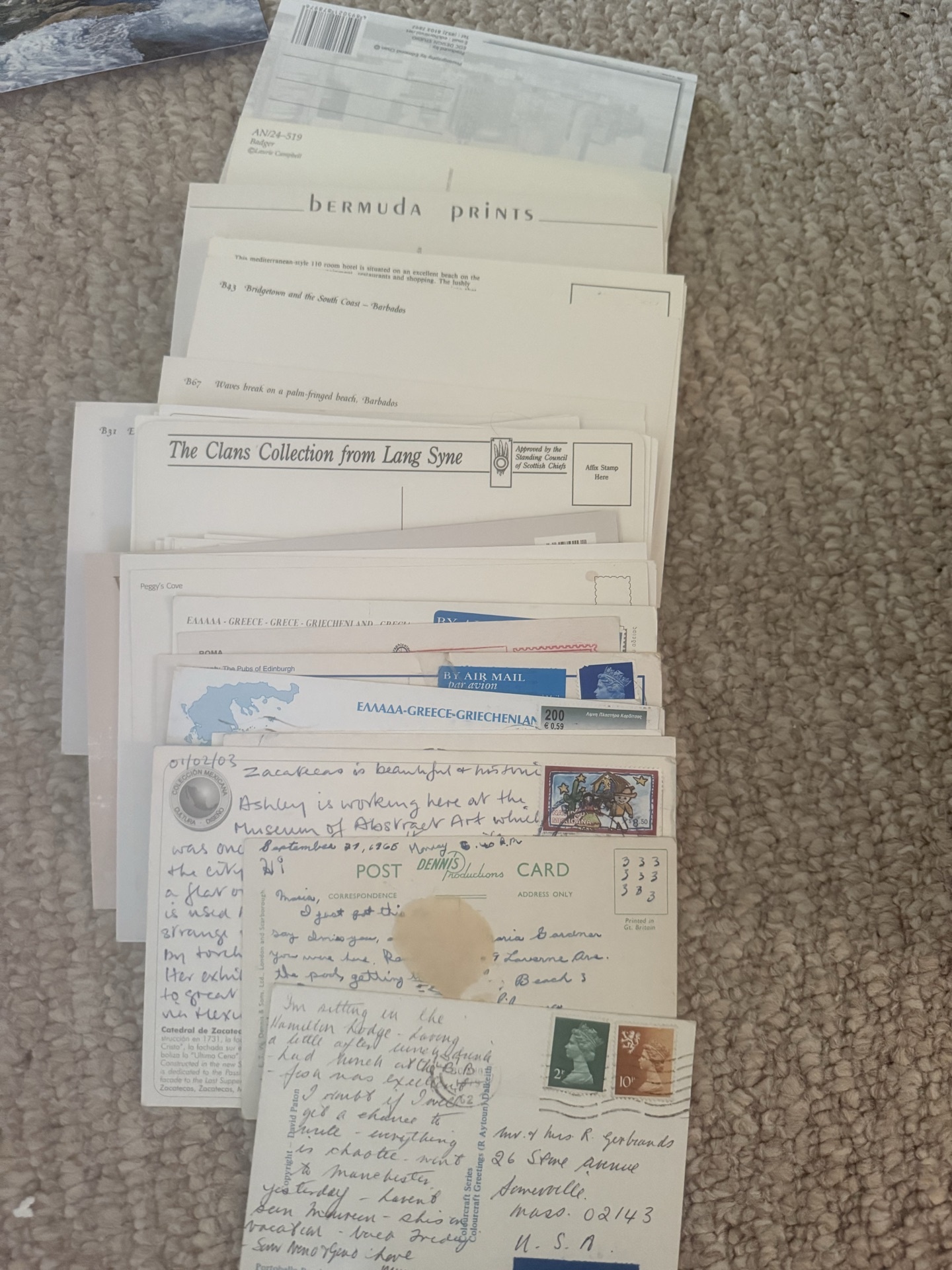 Assorted Travel Postcards and Souvenir Cards - image 14 of 19
