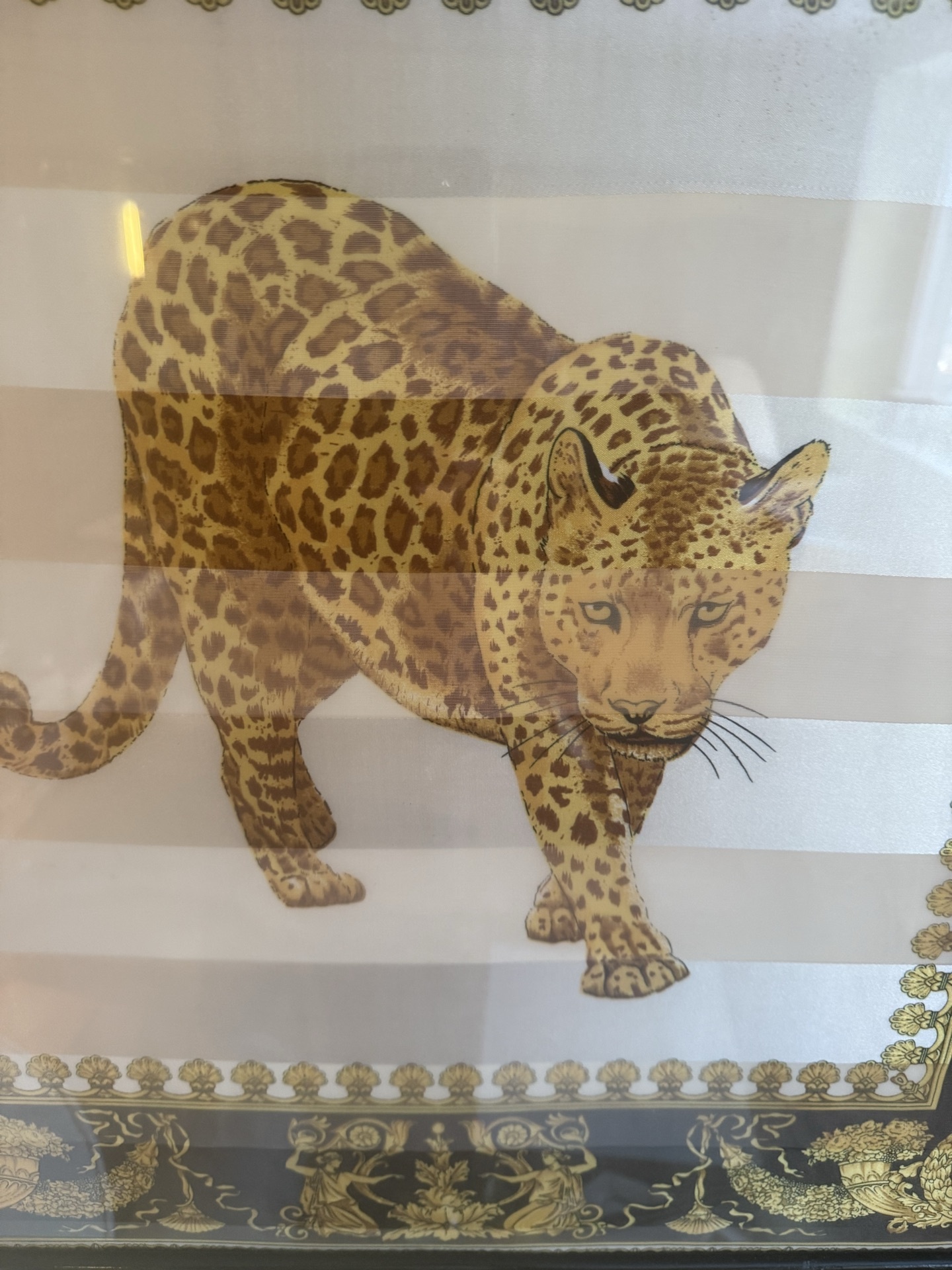 Leopard print framed artwork  - image 2 of 3