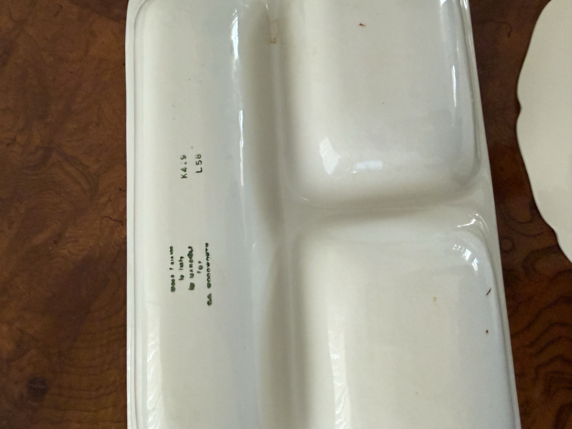 Assorted vintage ceramic dishware and bakeware with floral and fruit motifs - image 12 of 13