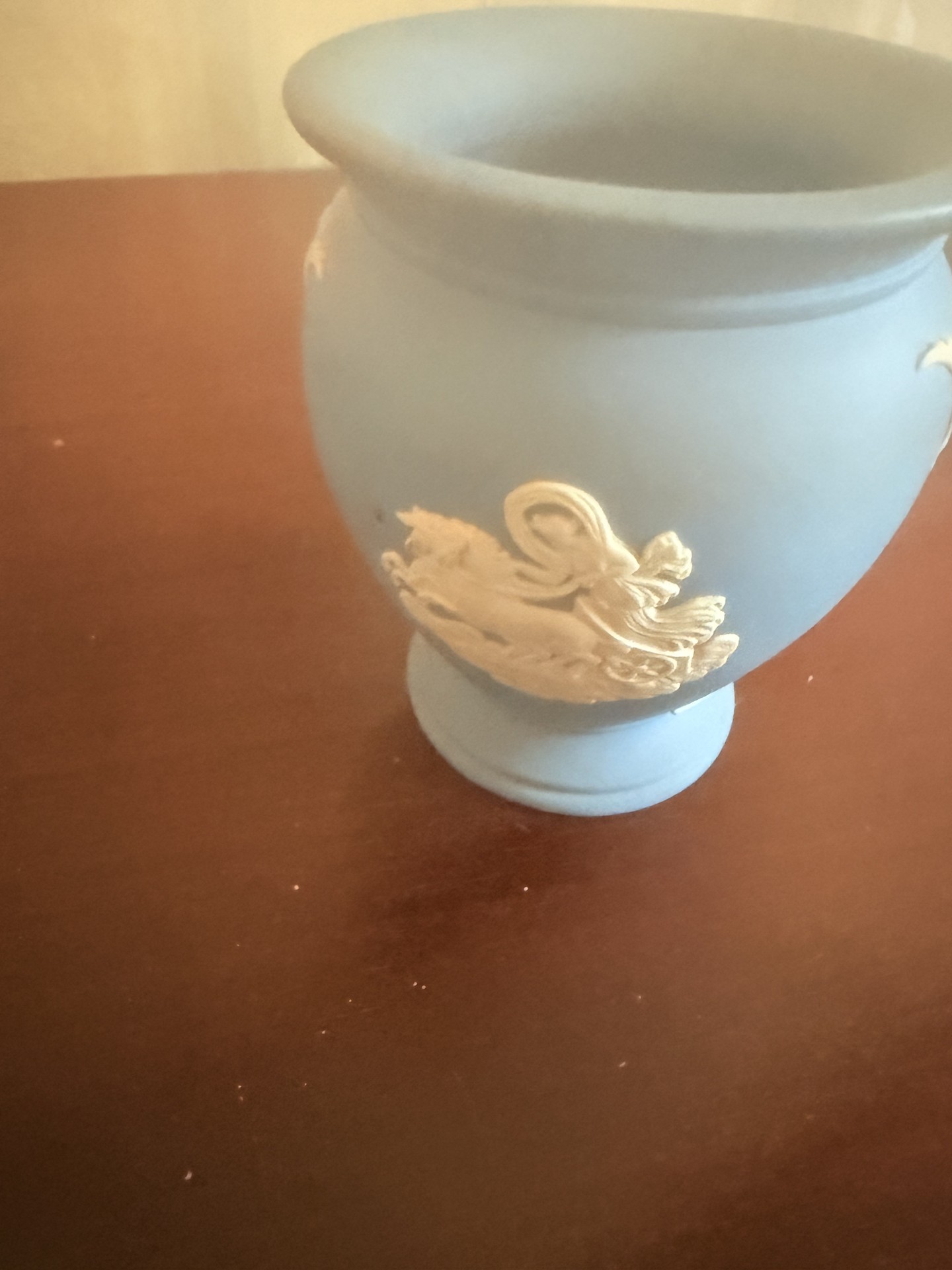 Blue Wedgwood Jasperware Trinket Box Set with Classical Reliefs - image 10 of 11
