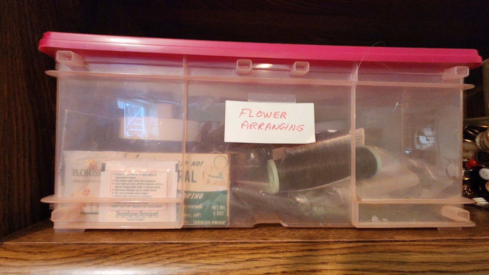 Craft supplies organized in labeled containers and drawers - image 7 of 11