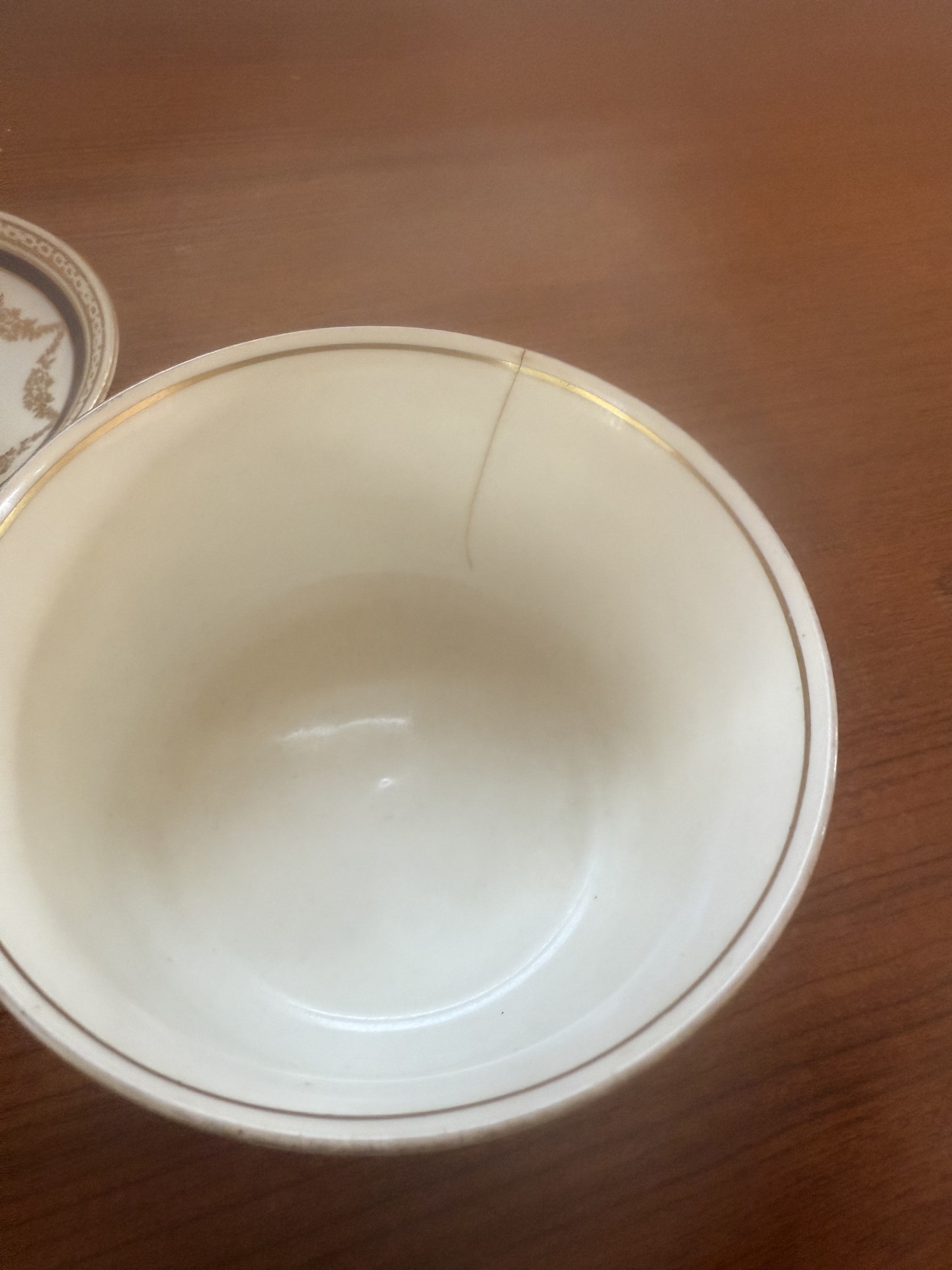 Diamond China England porcelain dinnerware set with cups, saucers, bowls, and plates - image 7 of 10