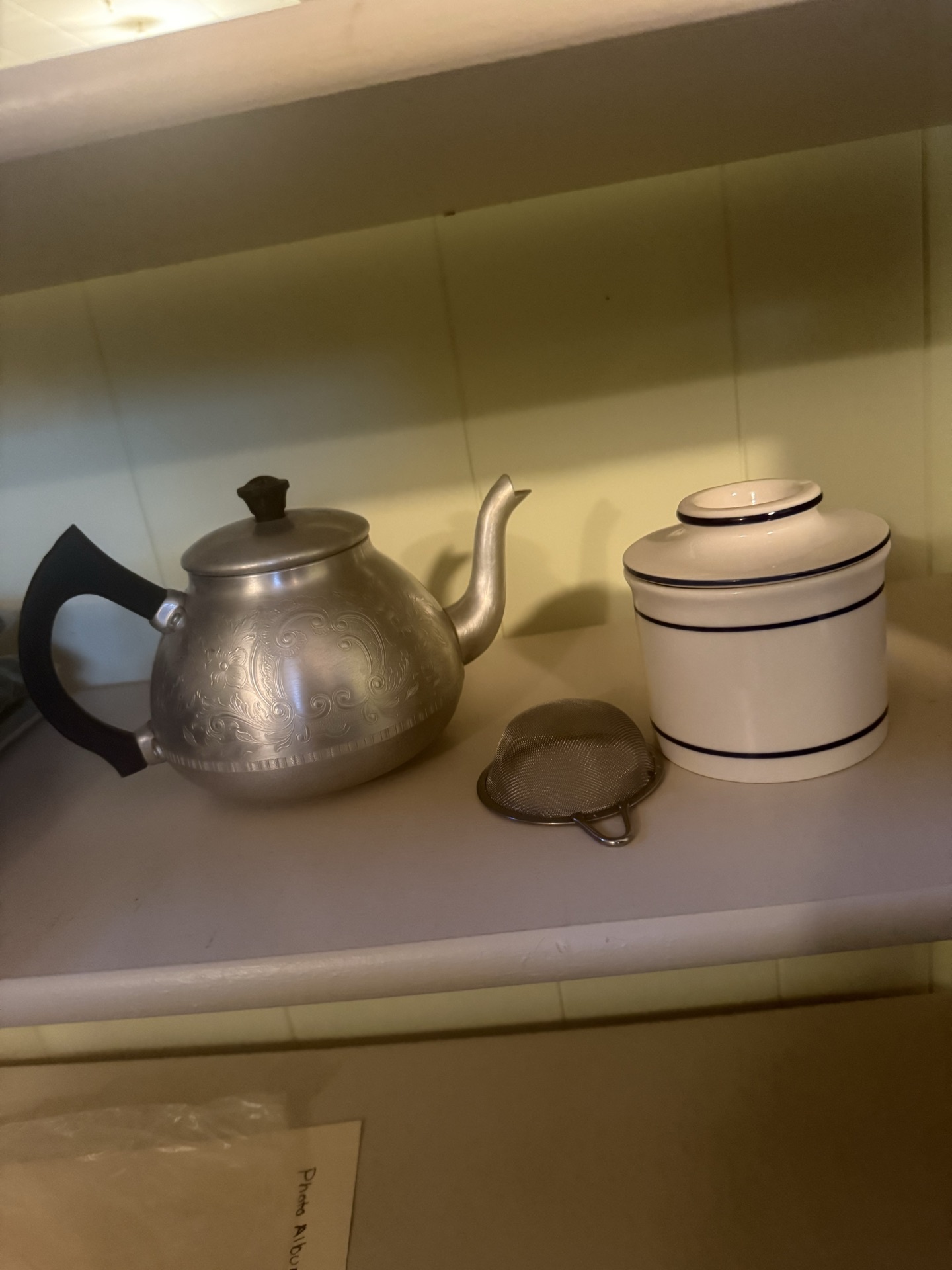 Swan Carlton teapot with matching canister and tea accessories - image 1 of 7