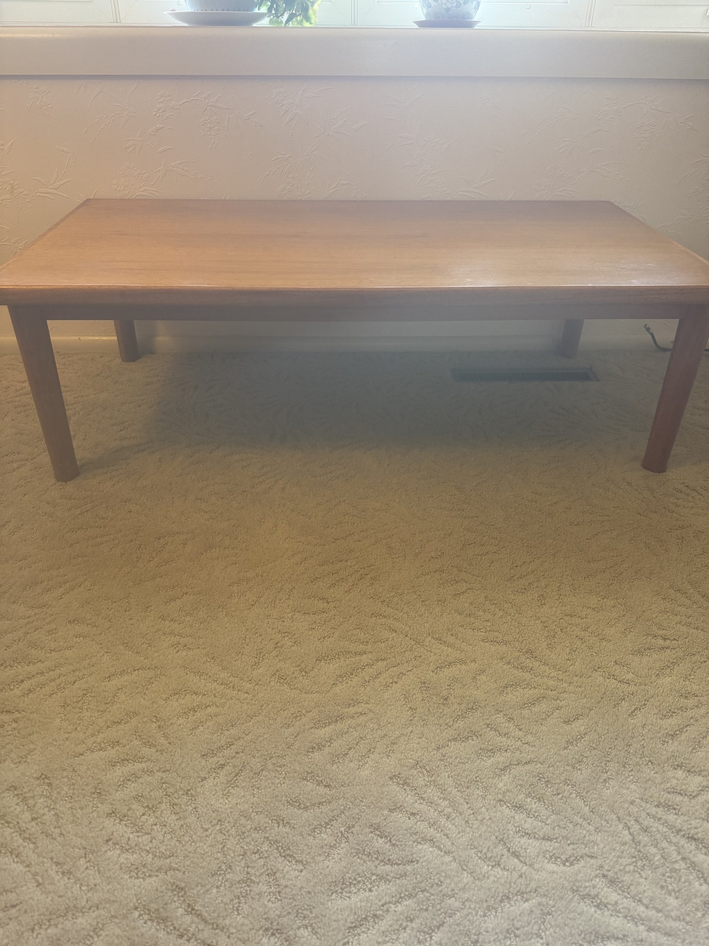 Wooden coffee table - image 2 of 4