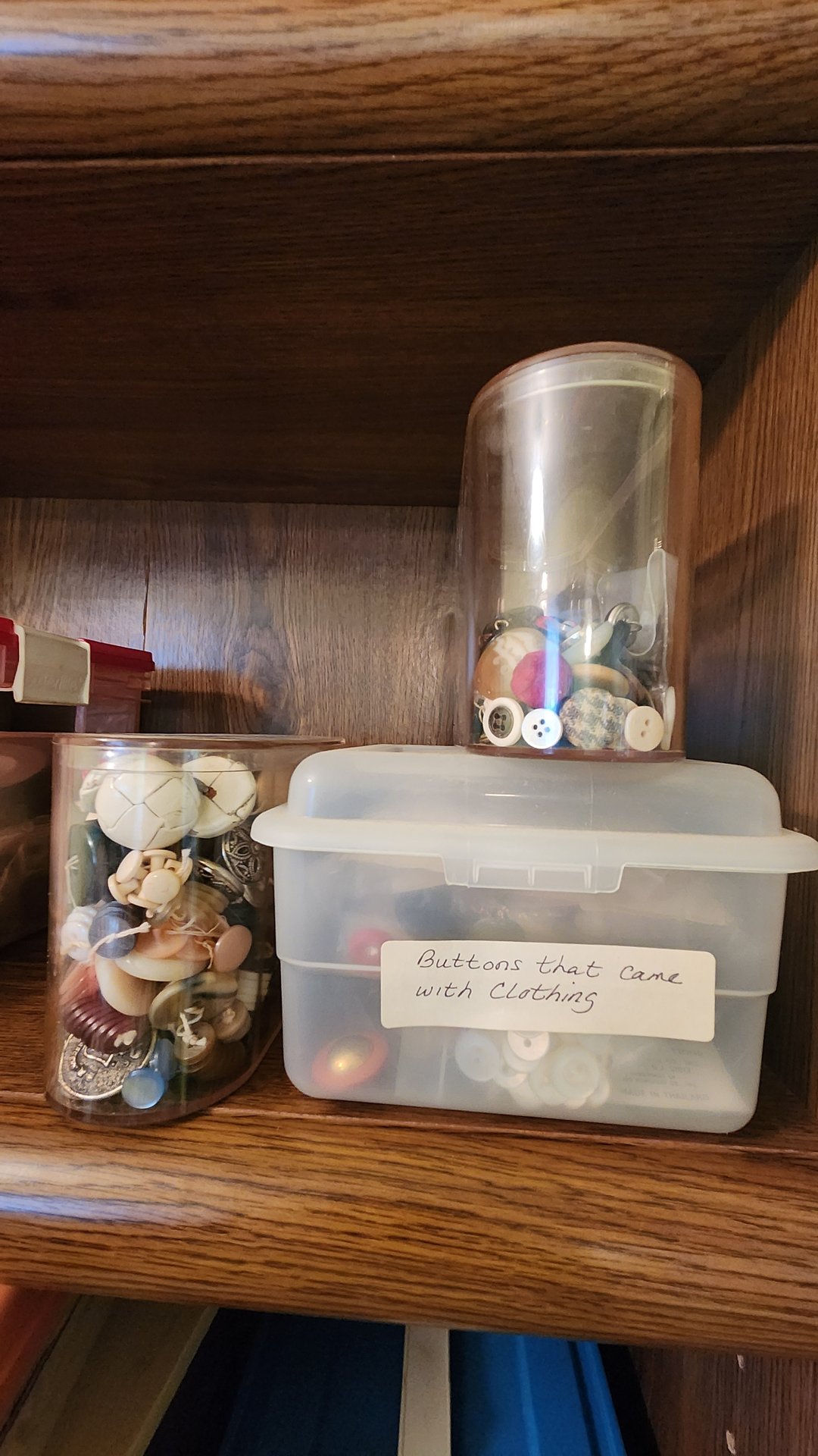 Craft supplies organized in labeled containers and drawers - image 6 of 11