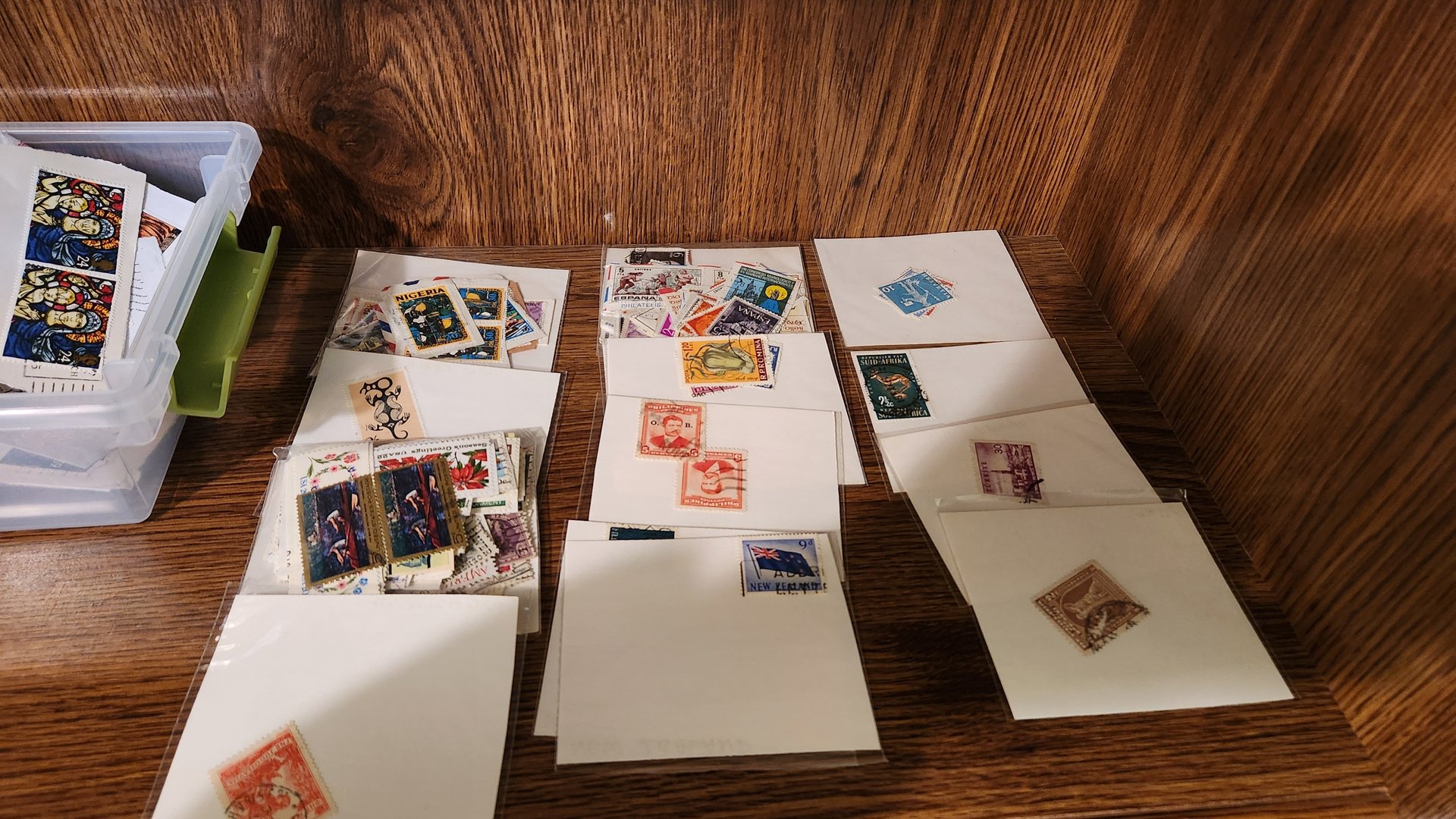 International Stamp Collection with Envelopes and Storage Box - image 6 of 9