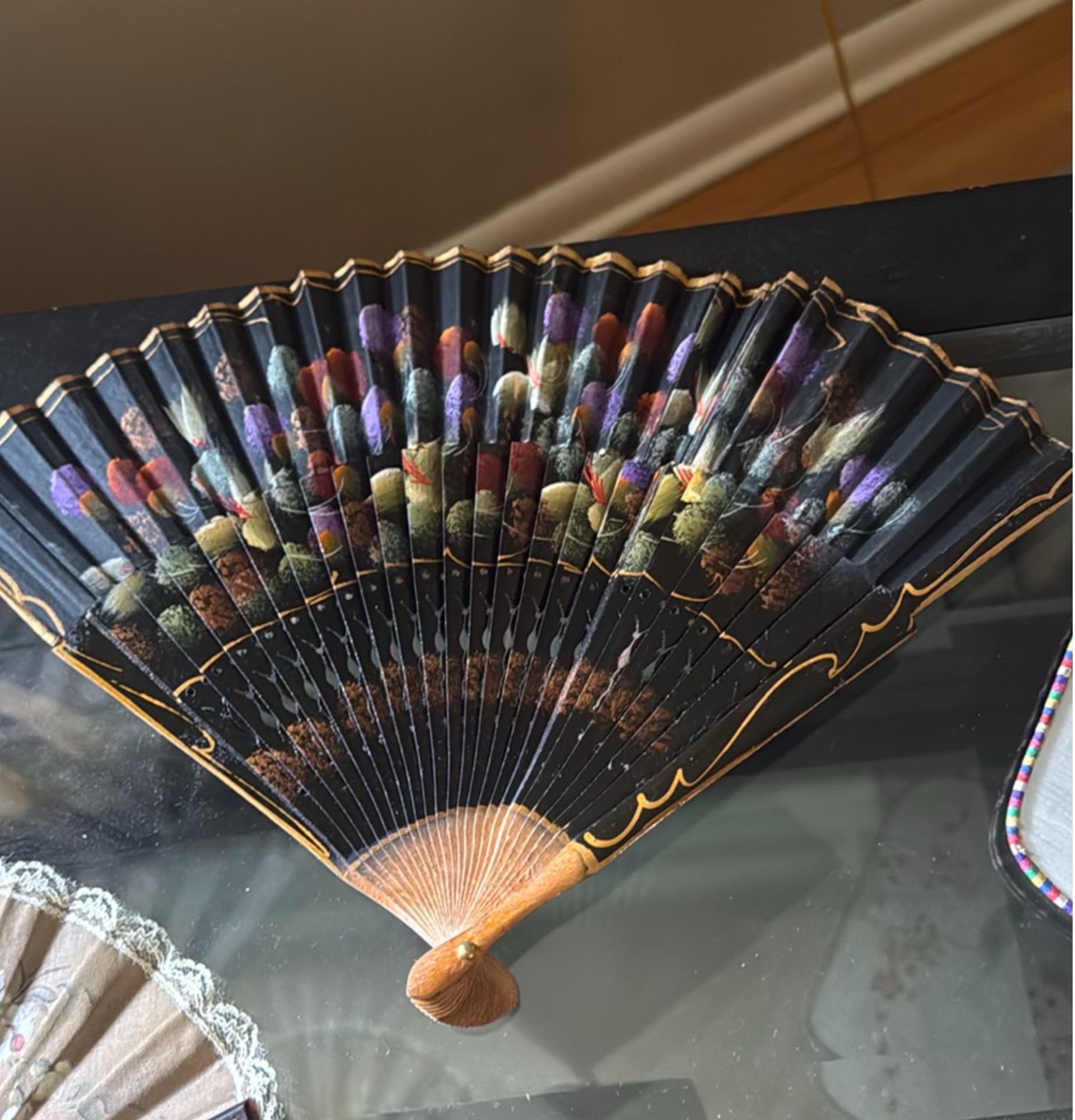 Assorted Decorative Hand Fans - image 4 of 5