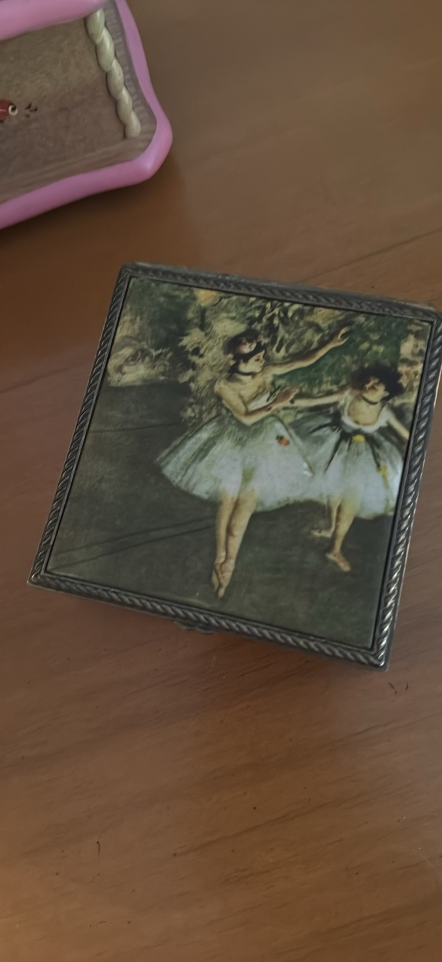Decorative Wooden and Metal Trinket Boxes - image 4 of 5
