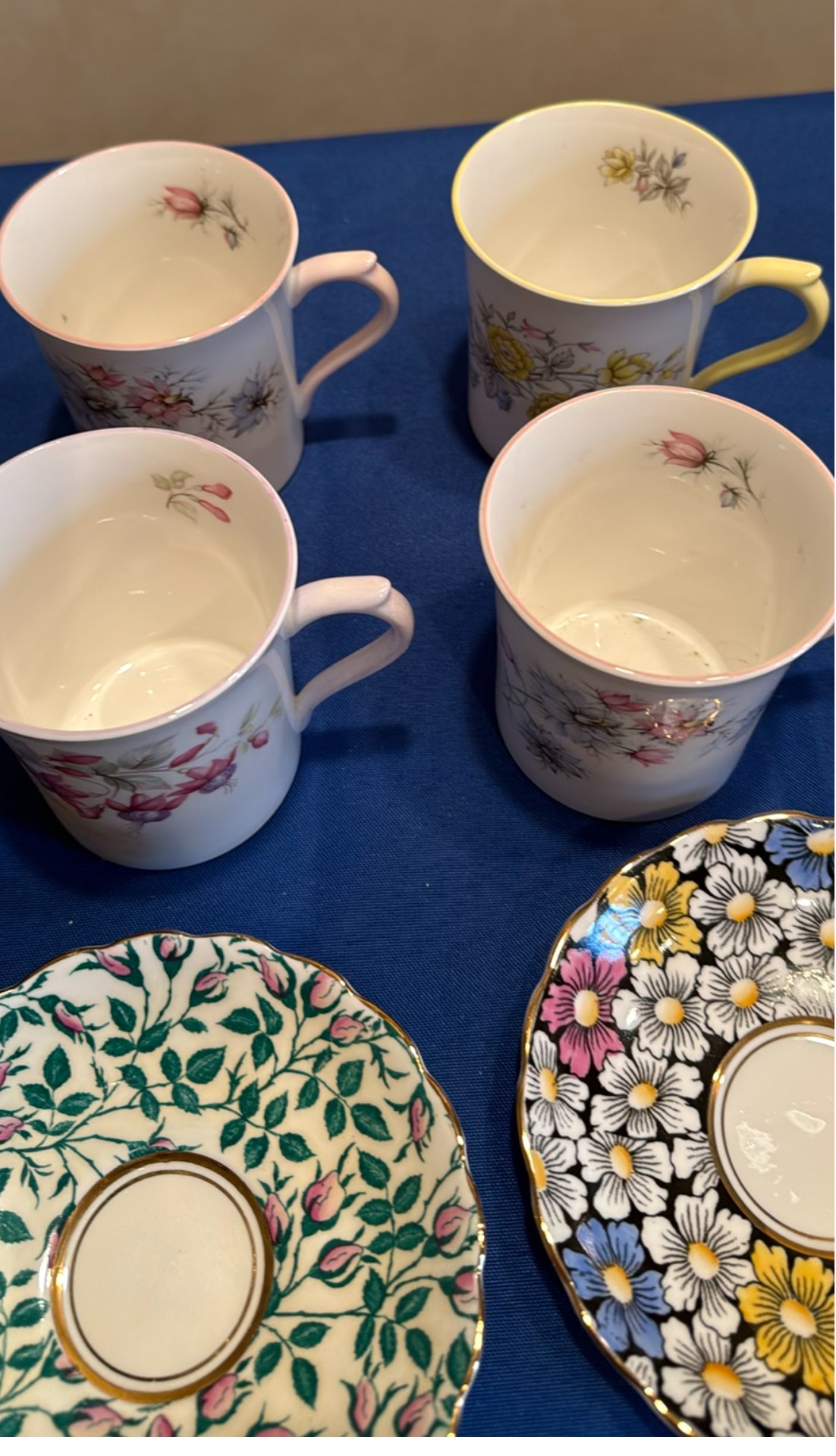 Assorted Porcelain China Cups, Saucers, Plates, and Serving Pieces - image 4 of 7