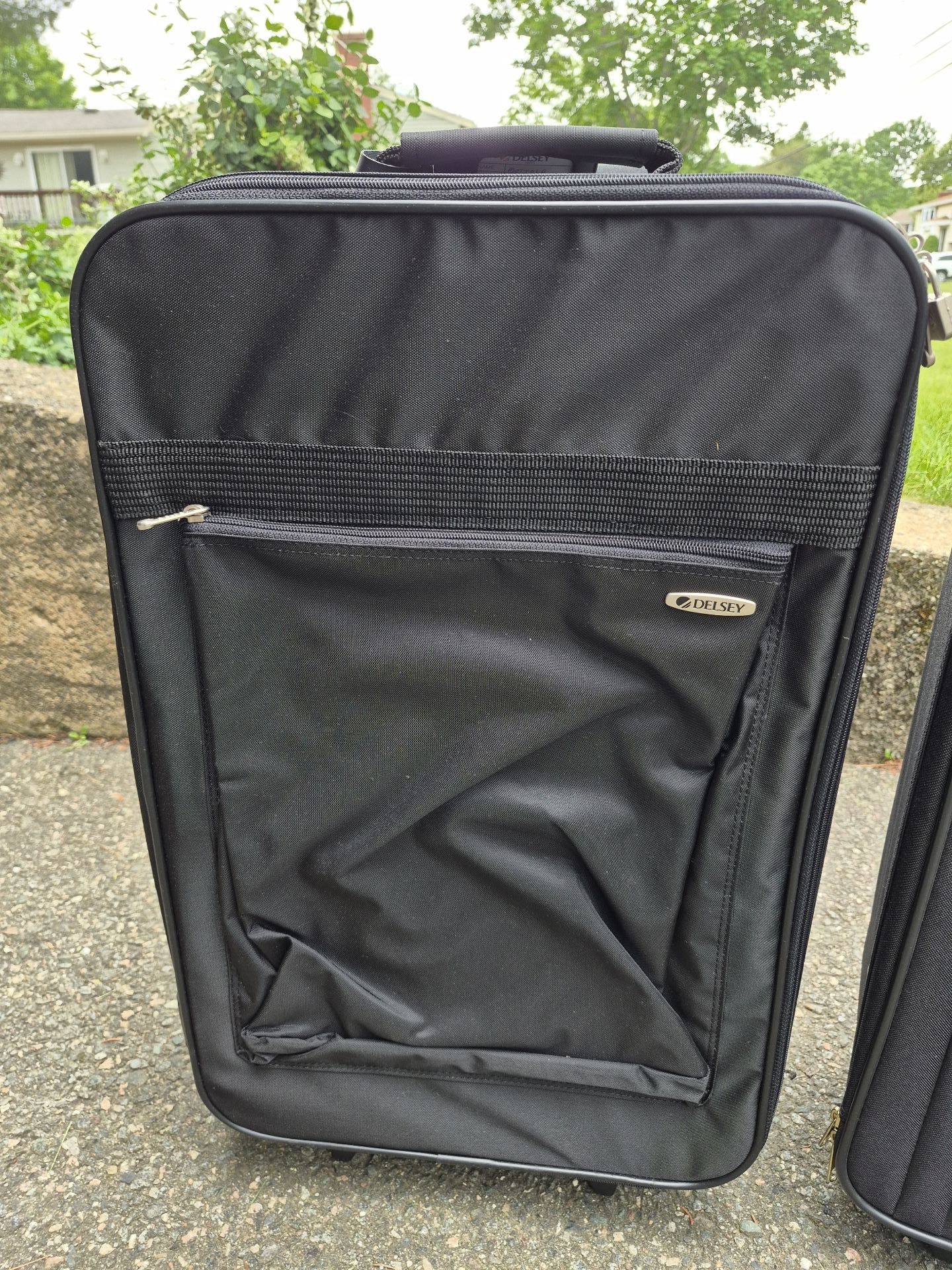 Two Black Rolling Suitcases - image 2 of 5