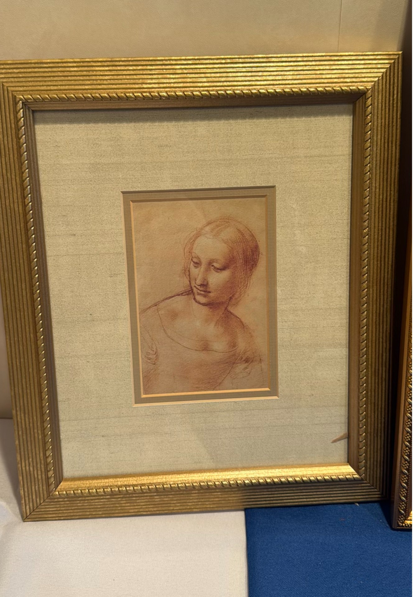 Three Framed Portrait Art Prints - image 2 of 4