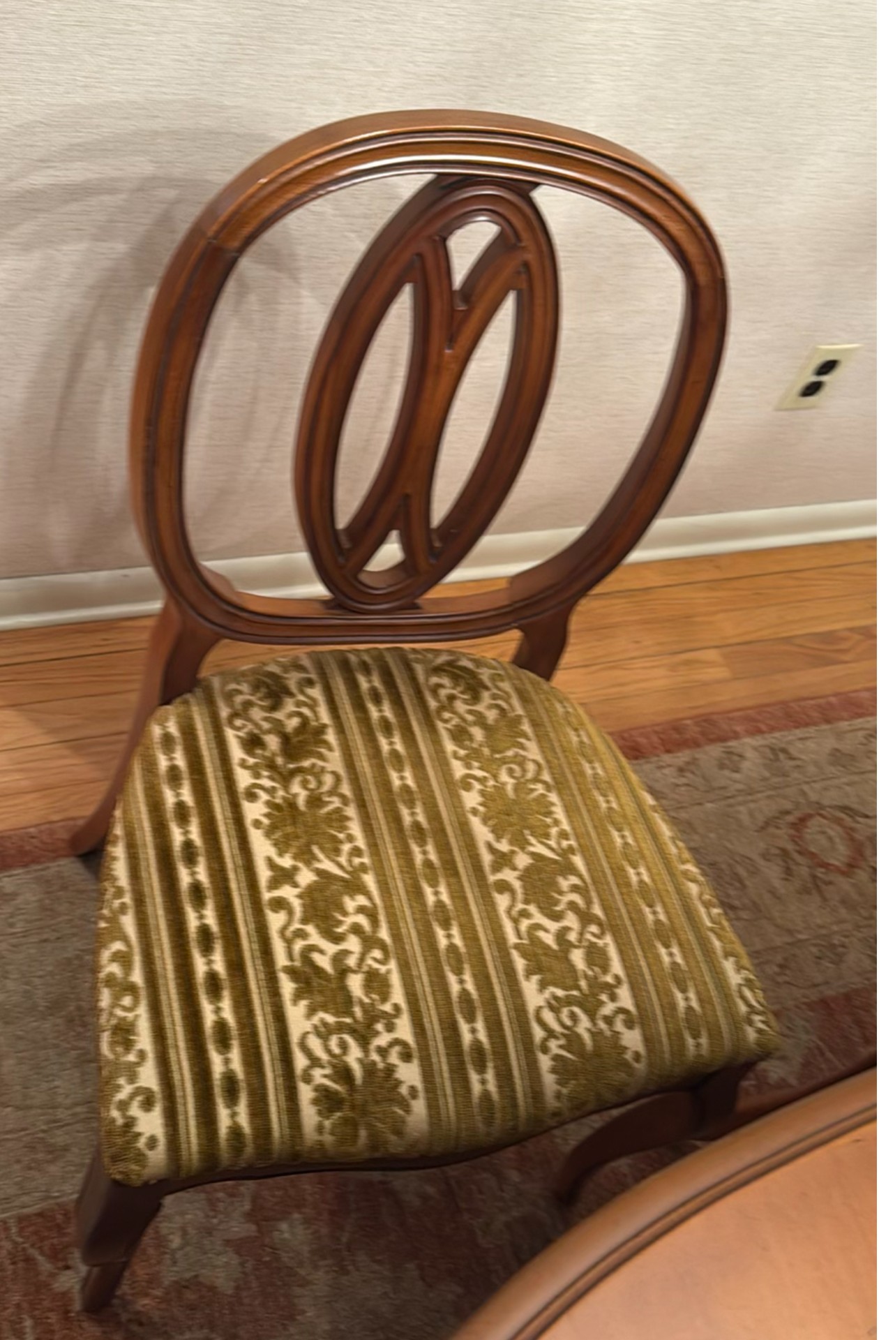 Dining Table with Six Matching Chairs - image 3 of 5