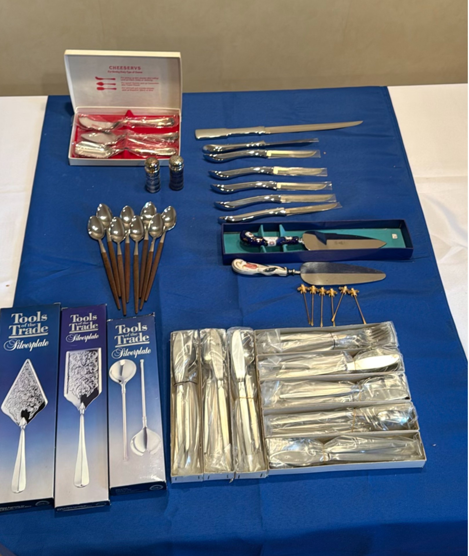 Assorted Silverplate Flatware and Serving Utensils - image 1 of 8