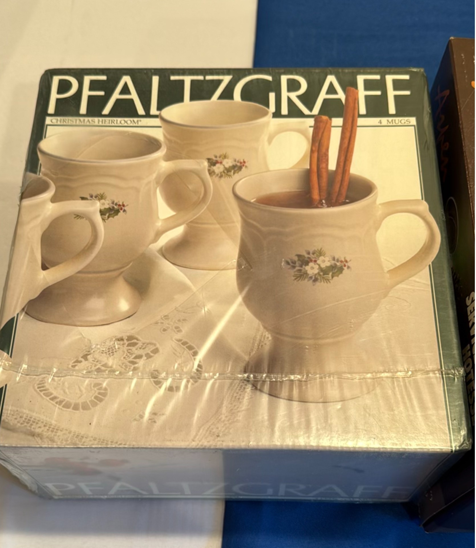 Pfaltzgraff Christmas Heirloom Mug Set and Arcoroc Aspen Dinnerware Sets - image 2 of 4