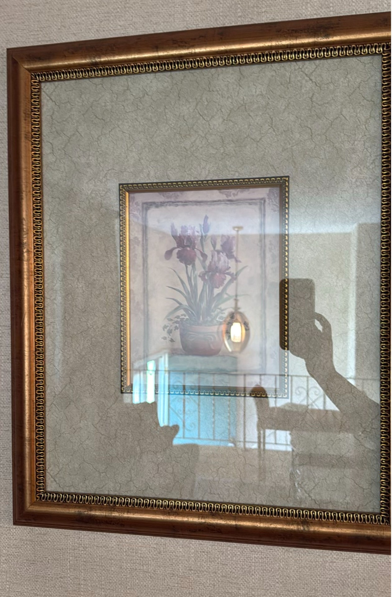 Two Framed Floral Prints - image 2 of 3