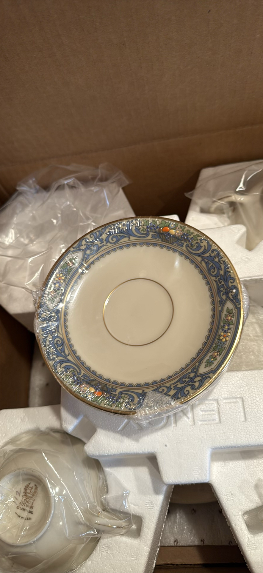Lenox Autumn Pattern 20-Piece China Tea Set - image 2 of 7