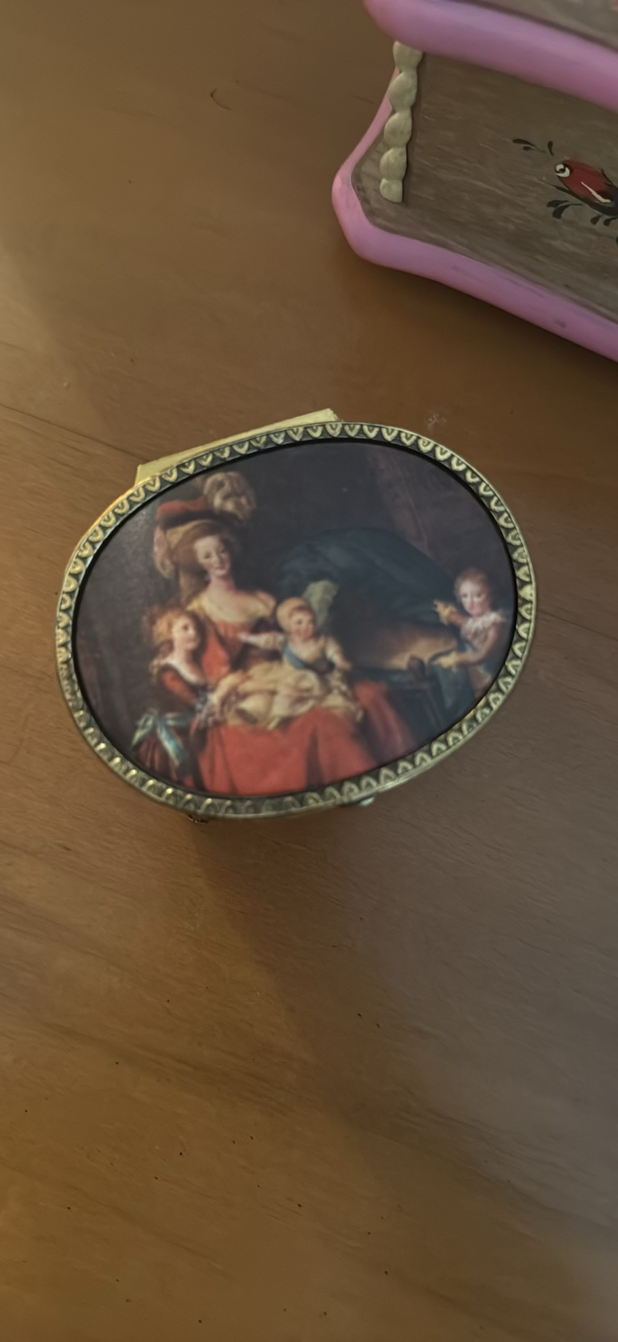 Decorative Wooden and Metal Trinket Boxes - image 3 of 5
