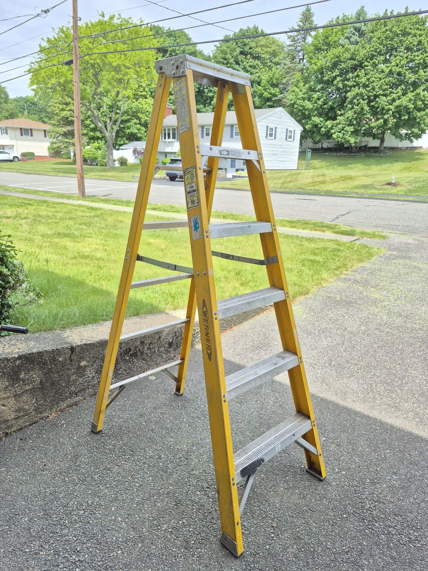 Werner Fiberglass Step Ladder - image 1 of 5