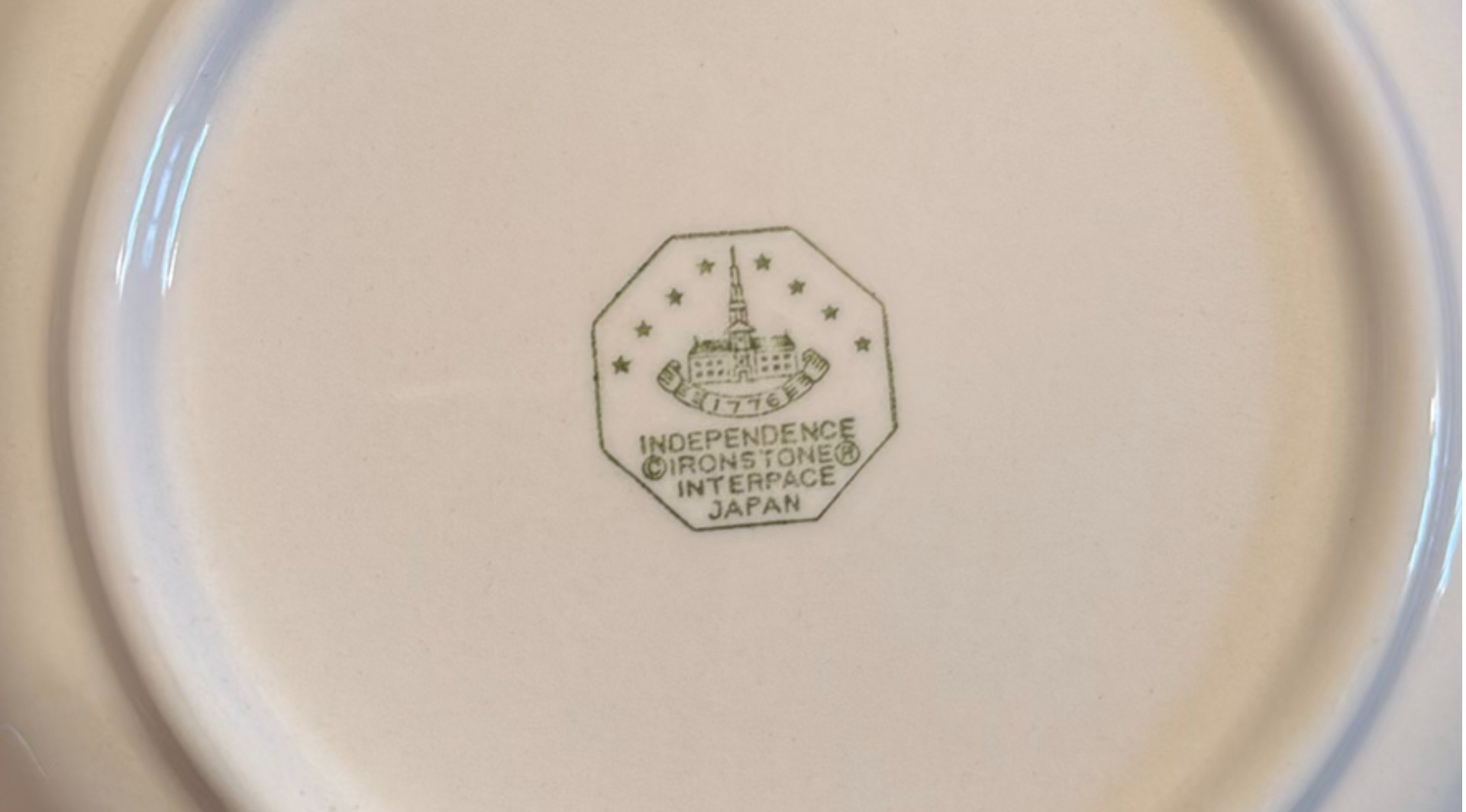 Independence Ironstone #500 White Pattern 20-Piece Dinnerware Set - image 4 of 9