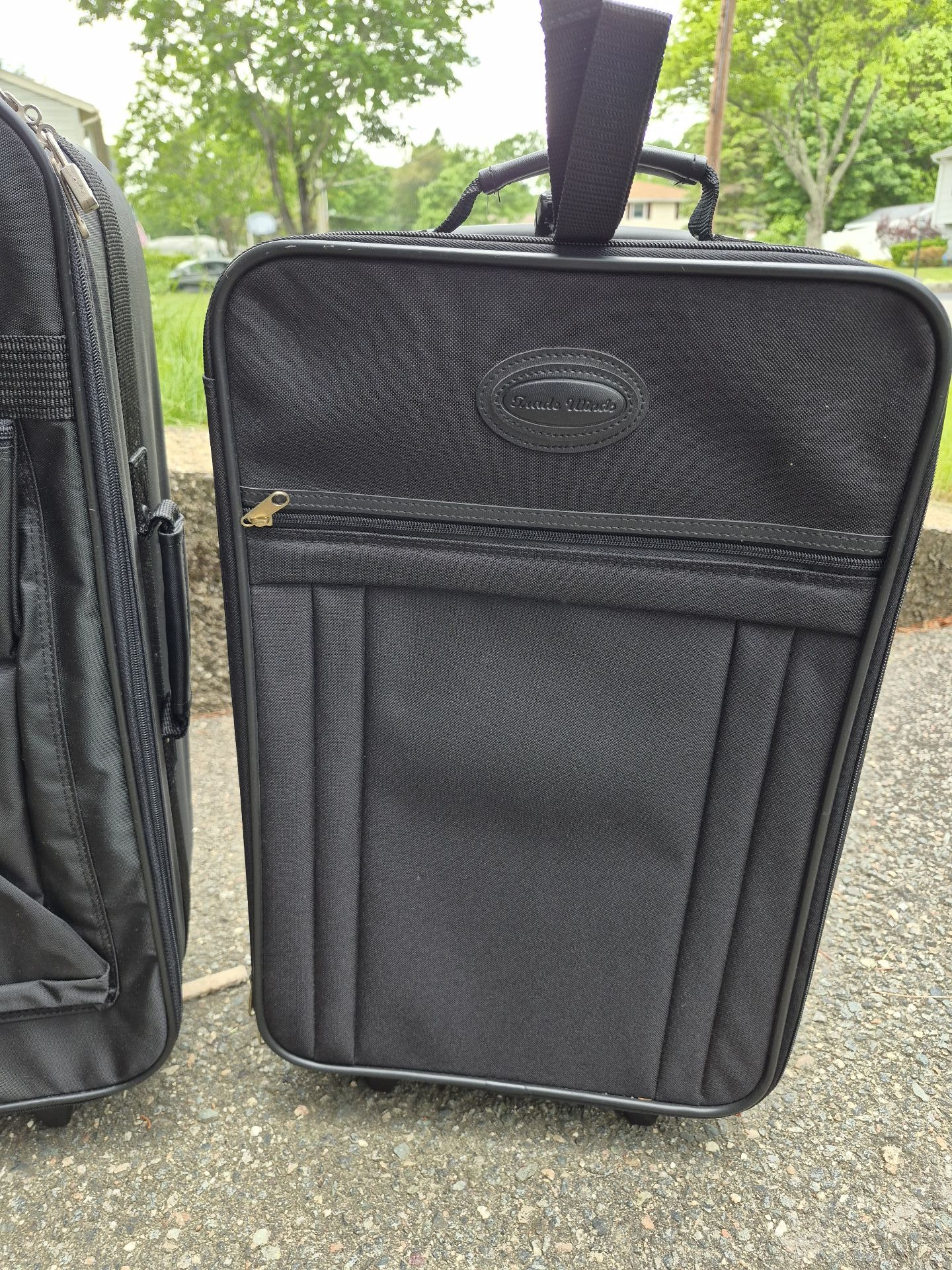Two Black Rolling Suitcases - image 3 of 5