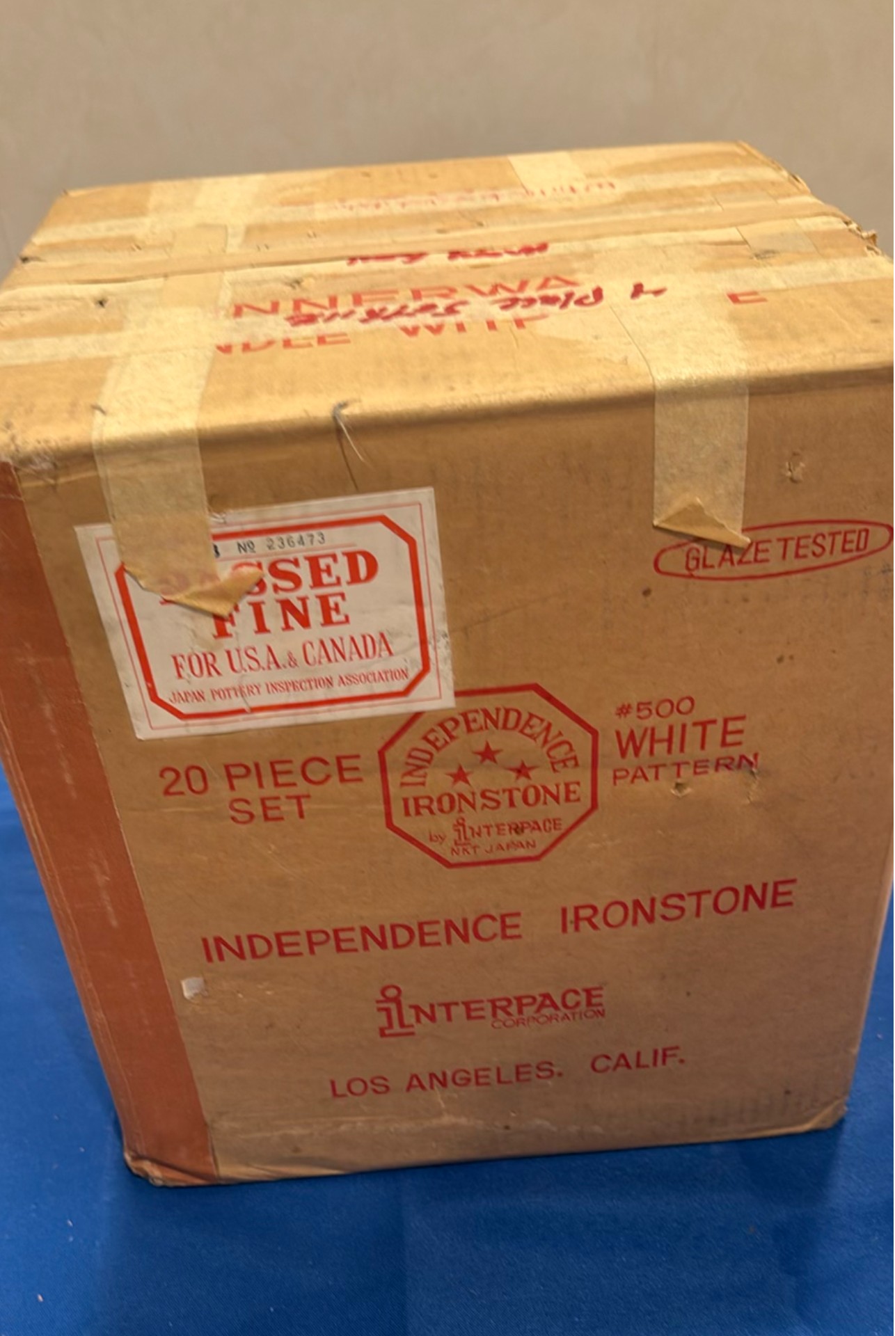 Independence Ironstone #500 White Pattern 20-Piece Dinnerware Set - image 8 of 9