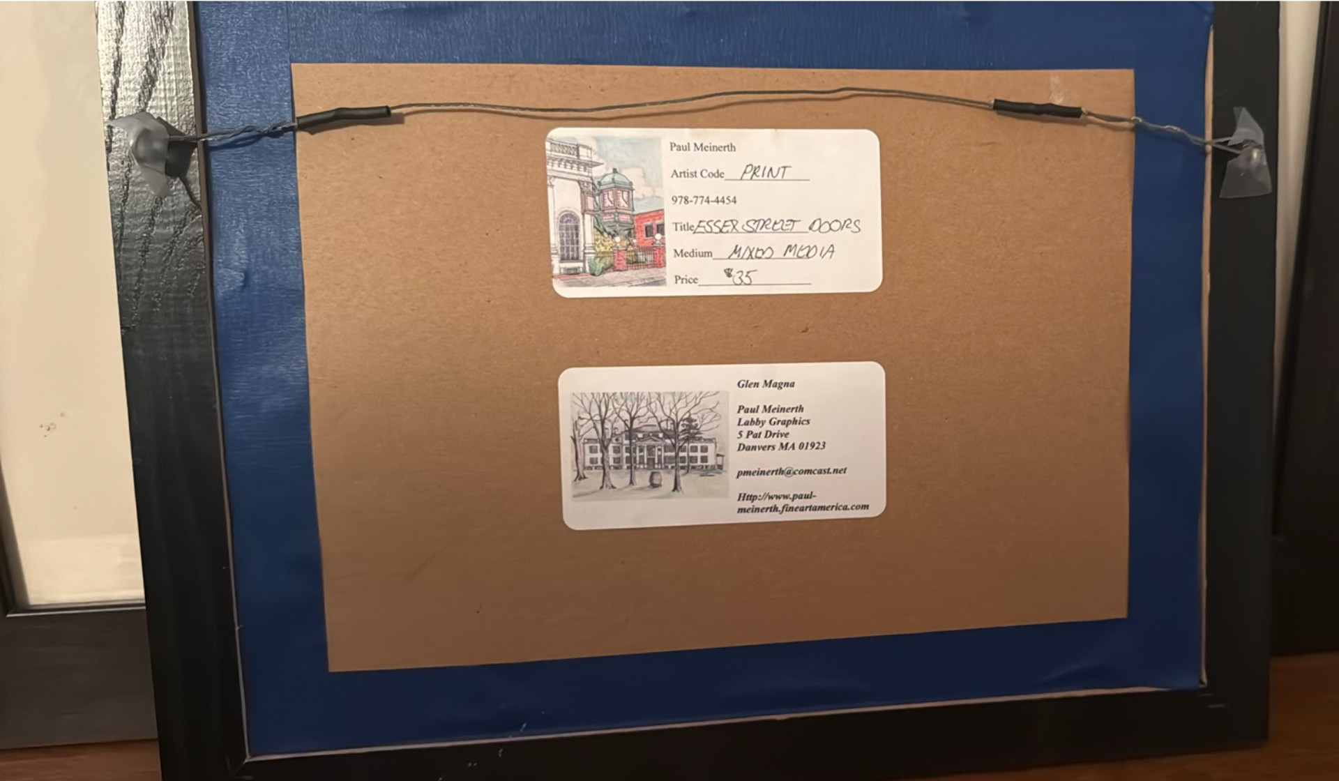 Two Framed Architectural Art Prints - image 3 of 3