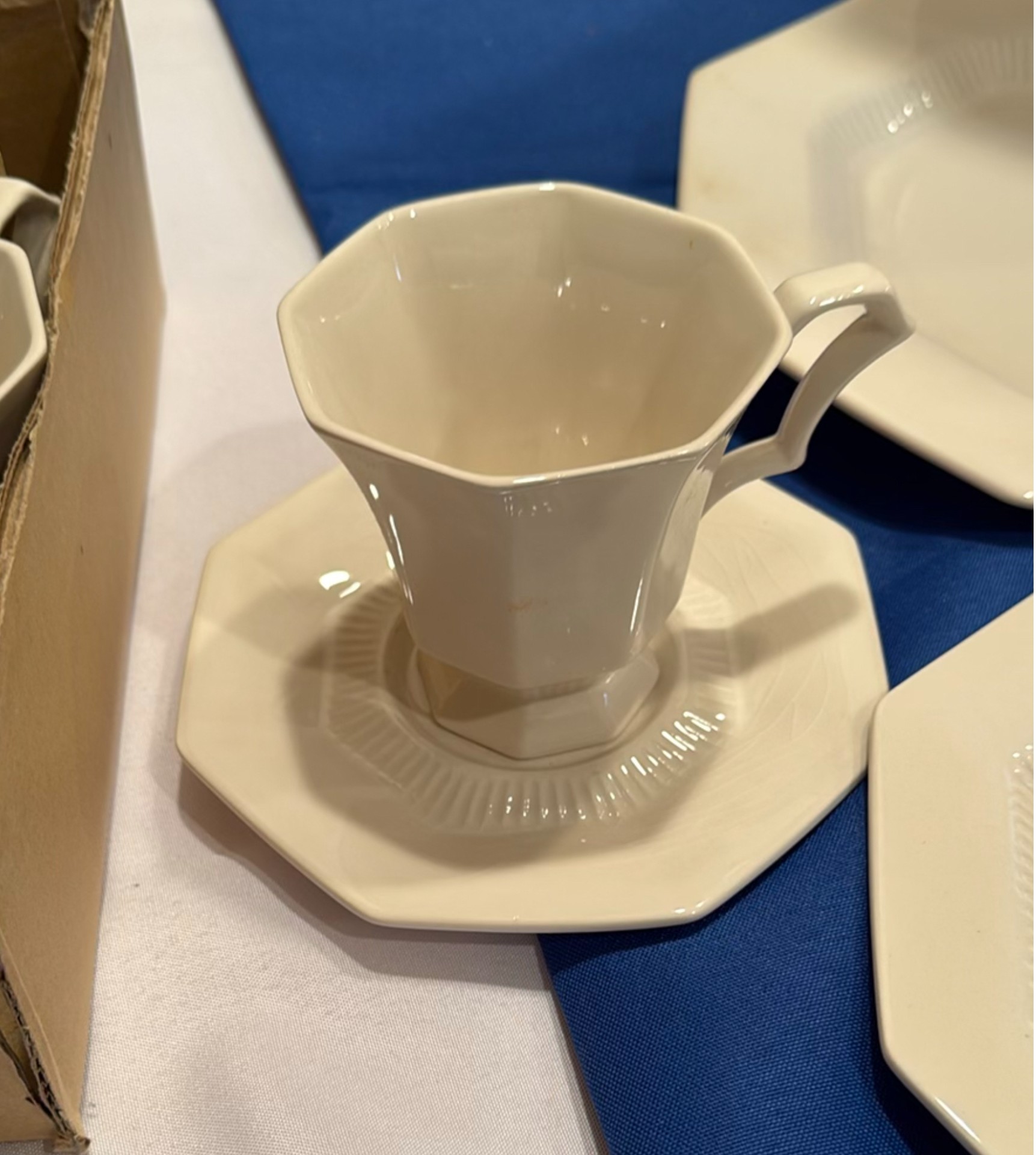 Independence Ironstone #500 White Pattern 20-Piece Dinnerware Set - image 5 of 9