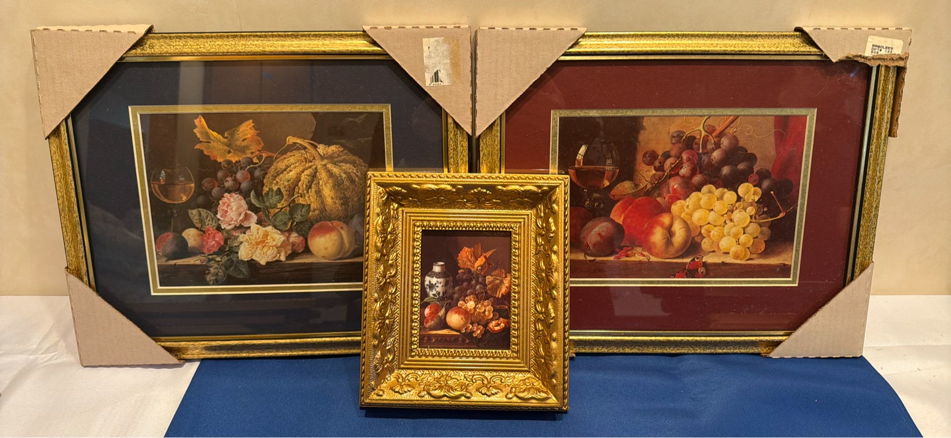 Three Framed Still Life Fruit Prints - image 1 of 4