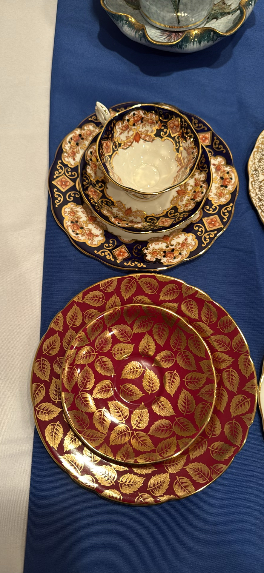 Assorted Porcelain Tea Set and Decorative Plates - image 2 of 7