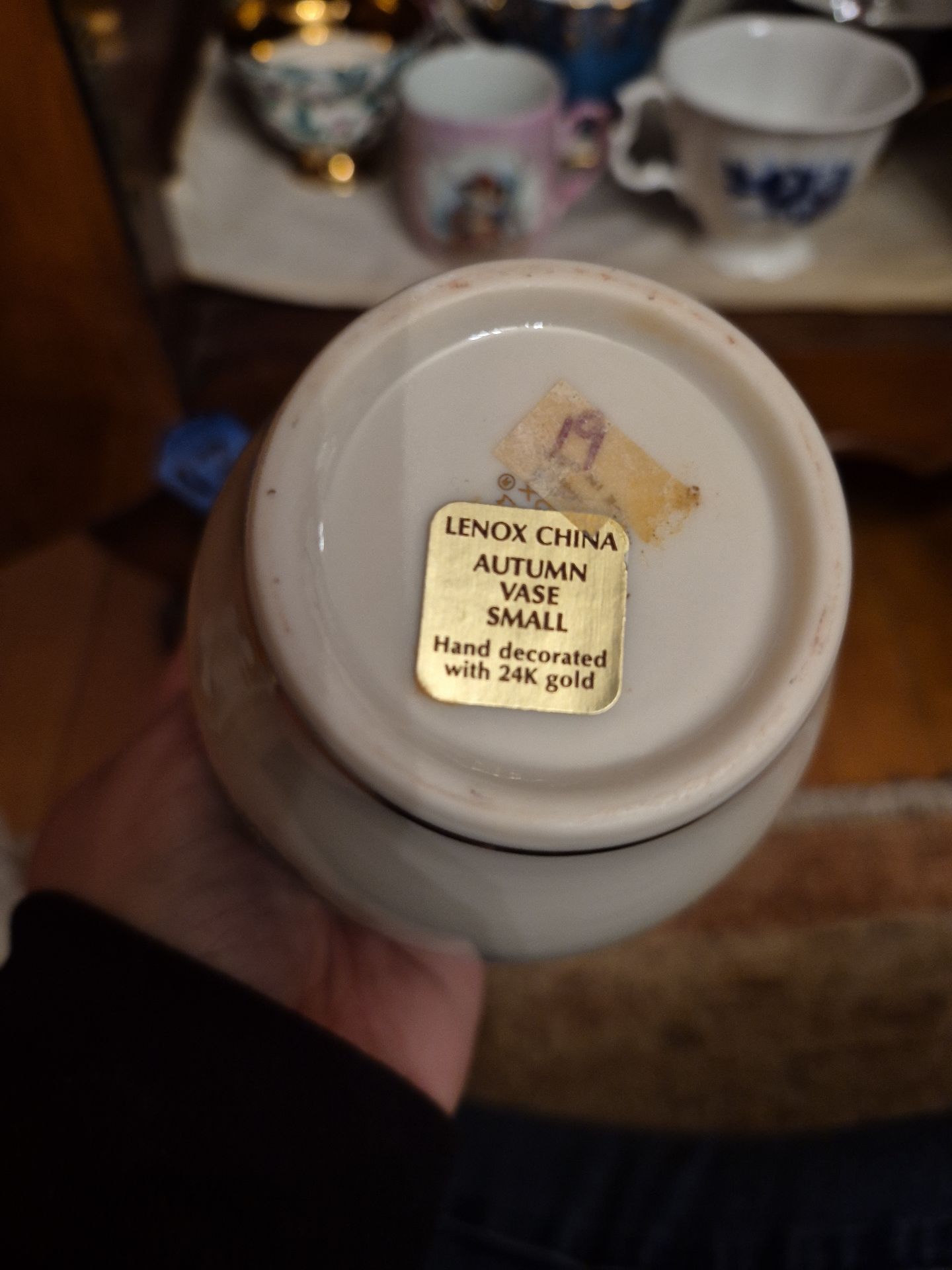 Lenox Autumn Vase and assorted porcelain vases and bowls - image 3 of 5