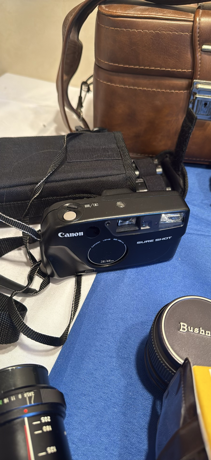 Minolta SLR Camera Kit, Canon Sure Shot Camera, Lenses, Filters, and Camera Bags - image 5 of 12