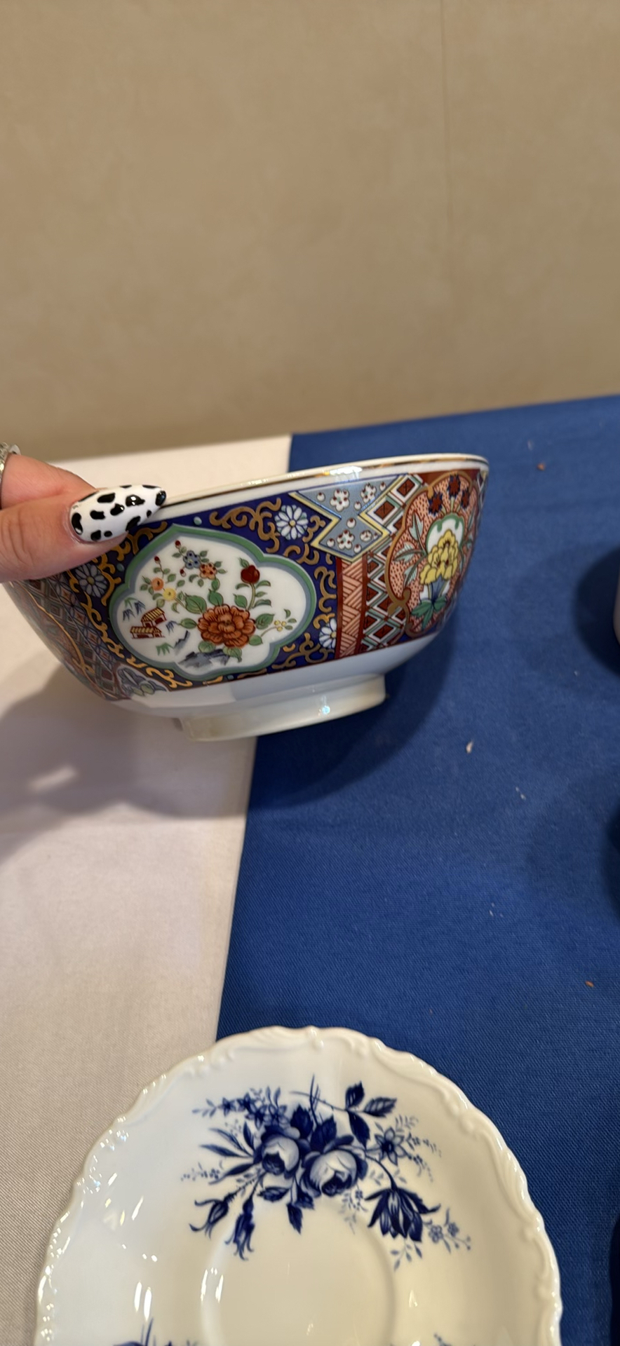 Assorted Porcelain China Cups, Saucers, Plates, and Serving Pieces - image 3 of 7