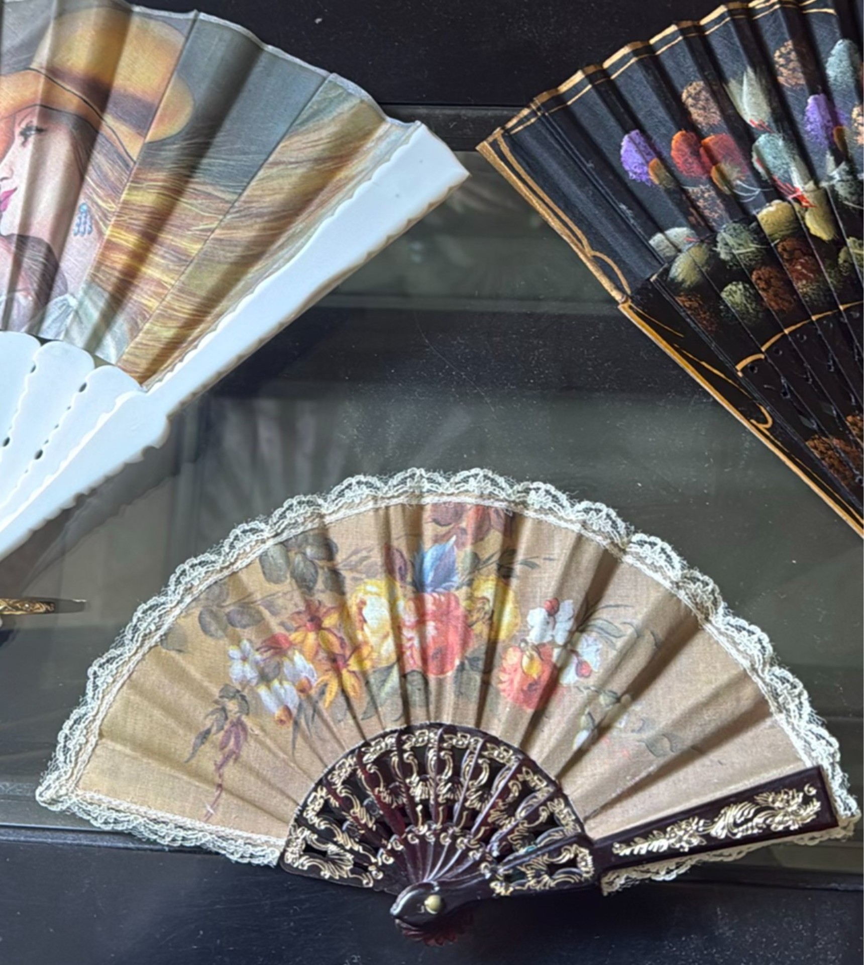 Assorted Decorative Hand Fans - image 3 of 5