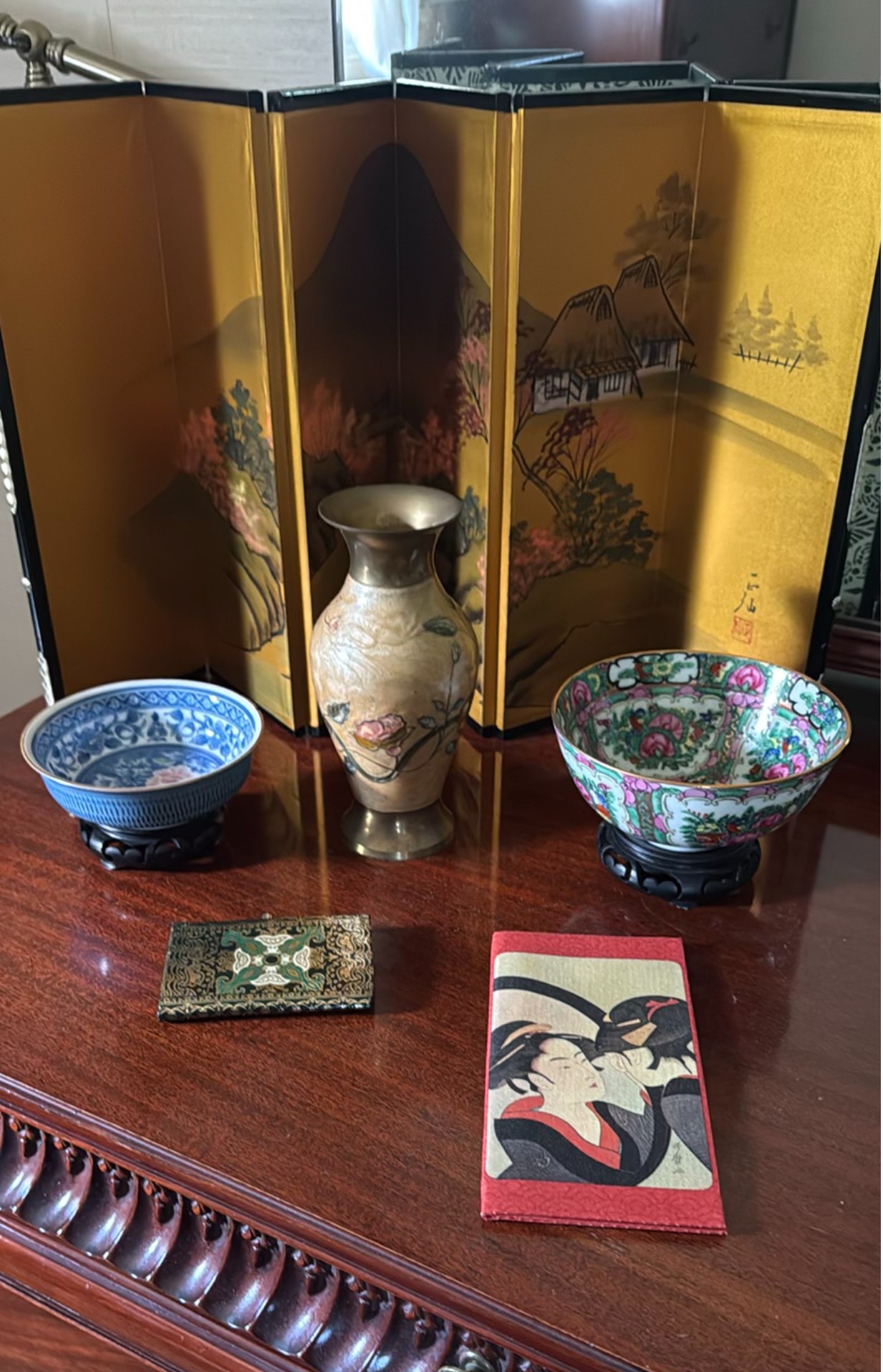 Collection of Asian Decor - image 1 of 5