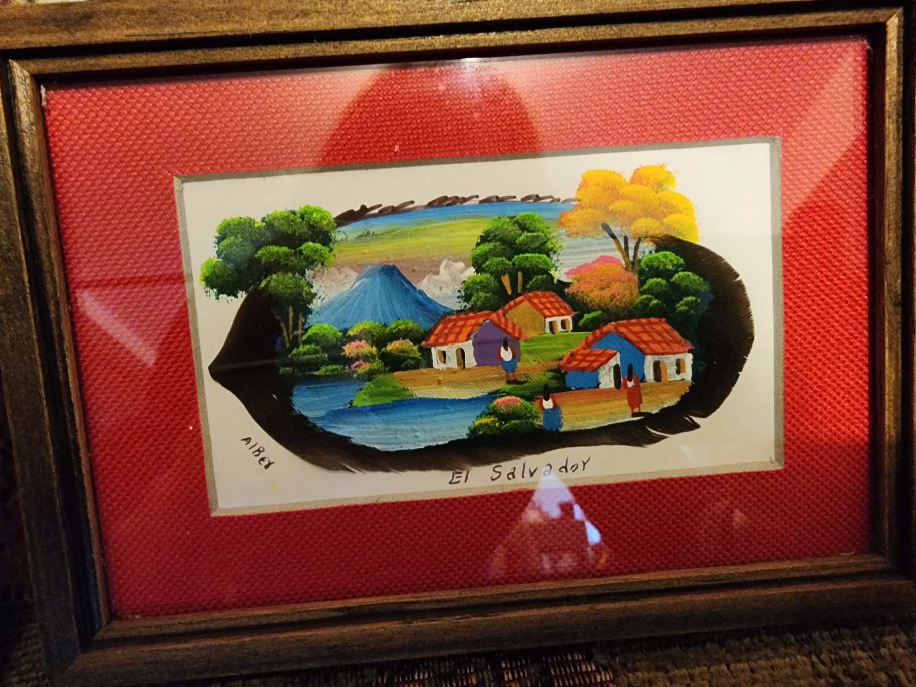 Two small framed landscape paintings - image 5 of 8