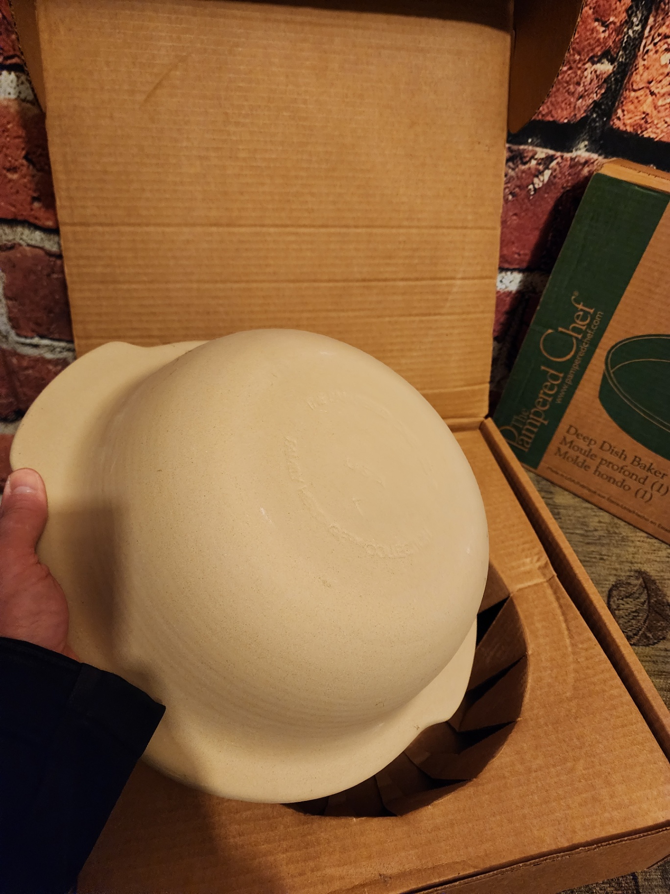 Stoneware Baking Bowl and Deep Dish Baker from Pampered Chef Classics Collection - image 5 of 11