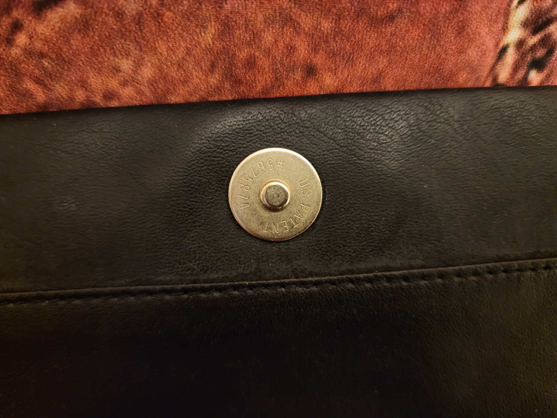 Black leather crossbody bag - image 5 of 10