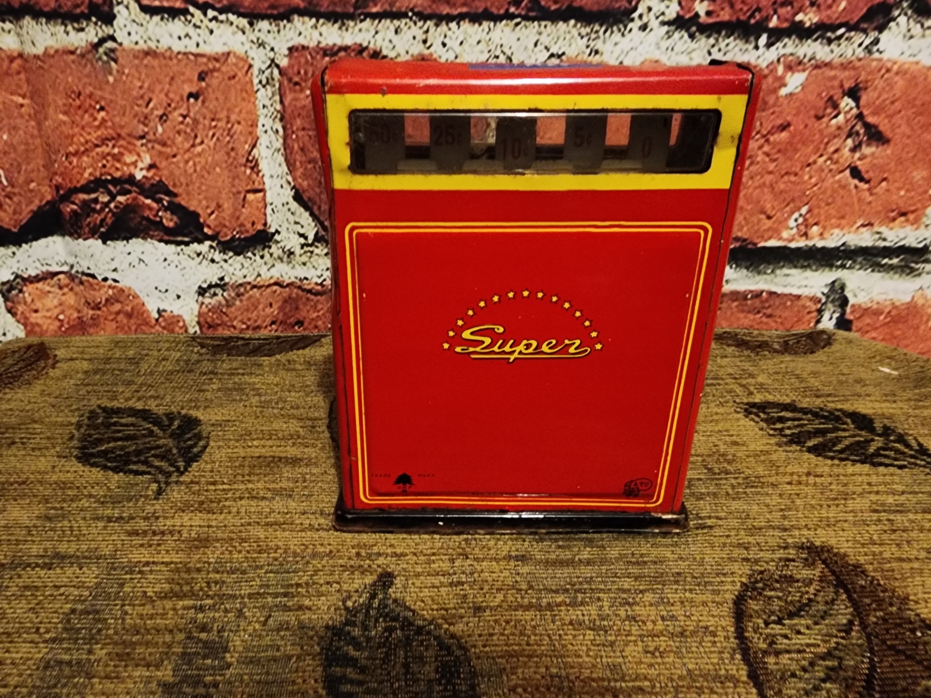 Vintage red tin toy cash register( made in Japan ) - image 3 of 7