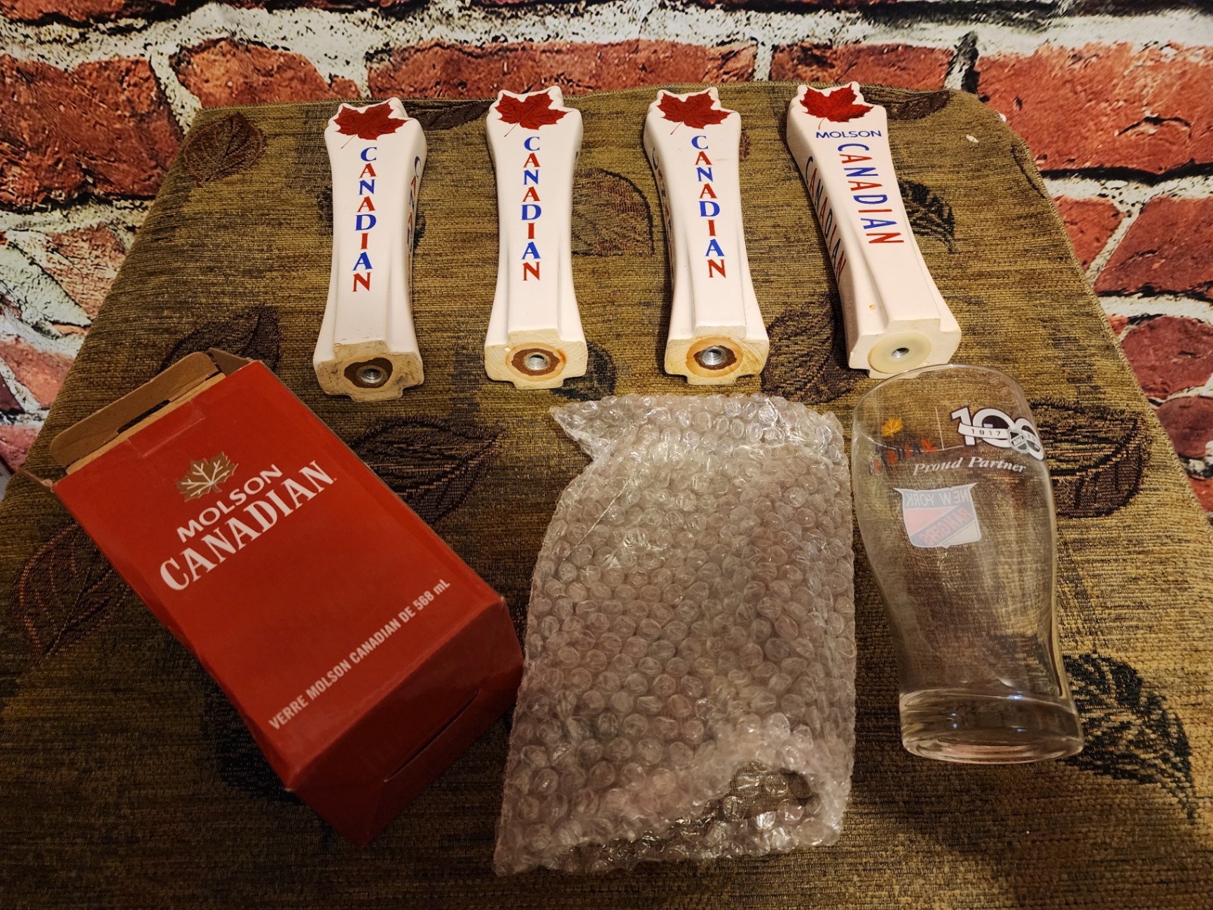 Canadian Beer Taps and memorabilia set - image 1 of 11