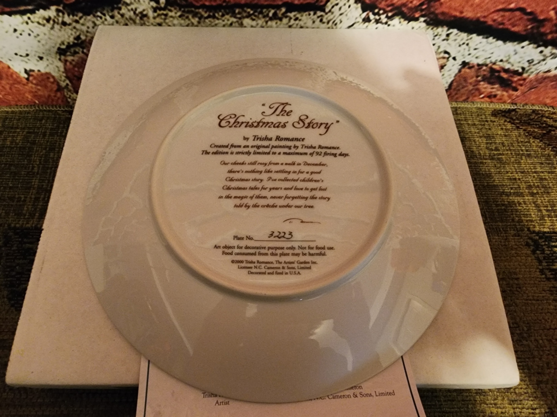 The Christmas Story Collectible Plate with Certificate - image 5 of 7