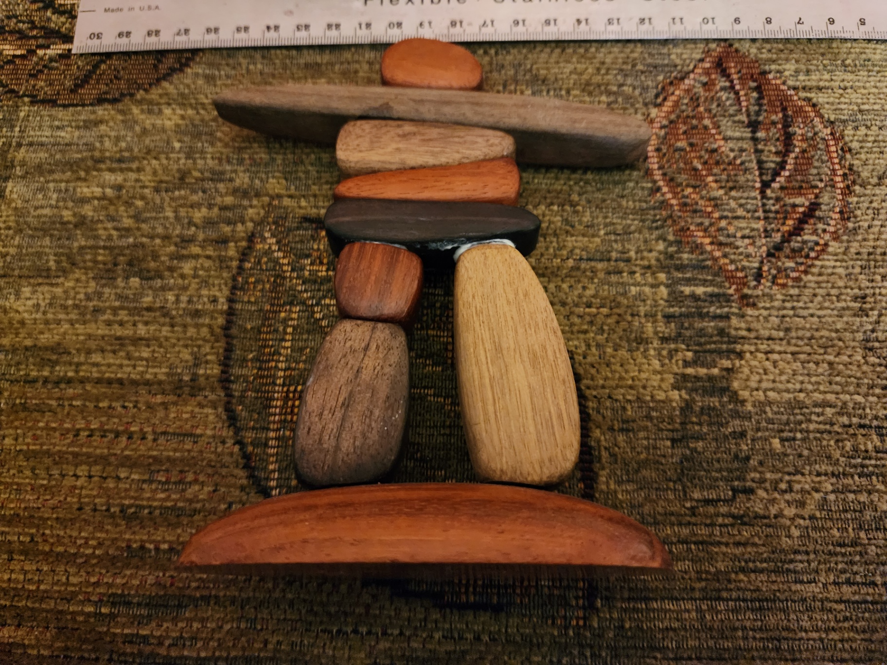 Ceramic Vessels and Wooden Stacking Sculpture - image 11 of 14