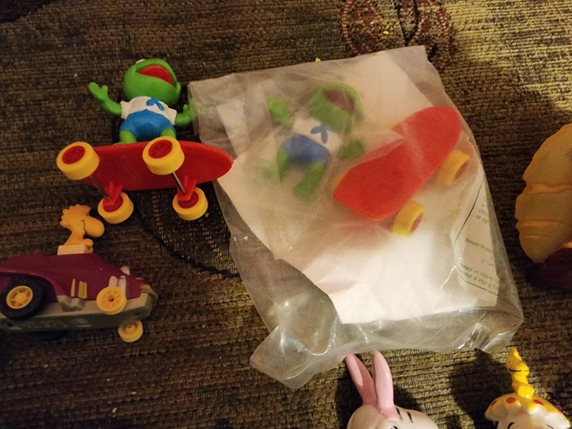 Assorted plastic cartoon character figurines and accessories - image 8 of 12