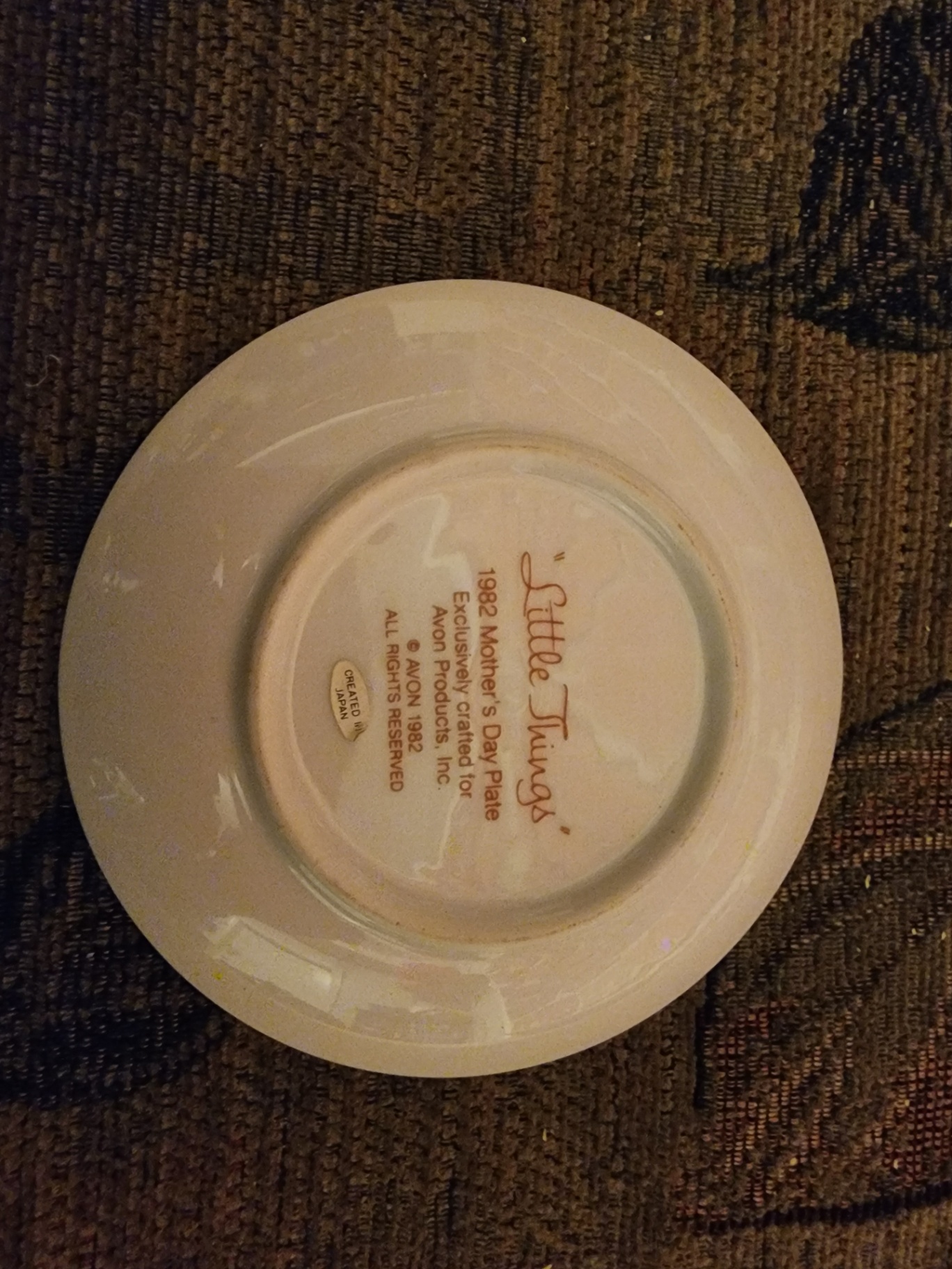 Vintage Mother's Day Decorative Plates (1982–1983) - image 7 of 8