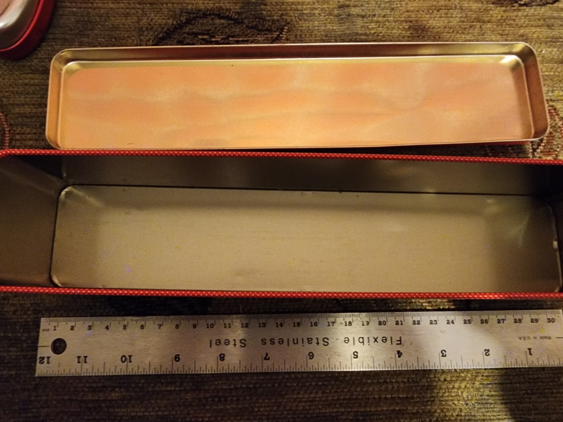 Vintage Mickey Mouse lunchbox and assorted metal tins - image 10 of 11
