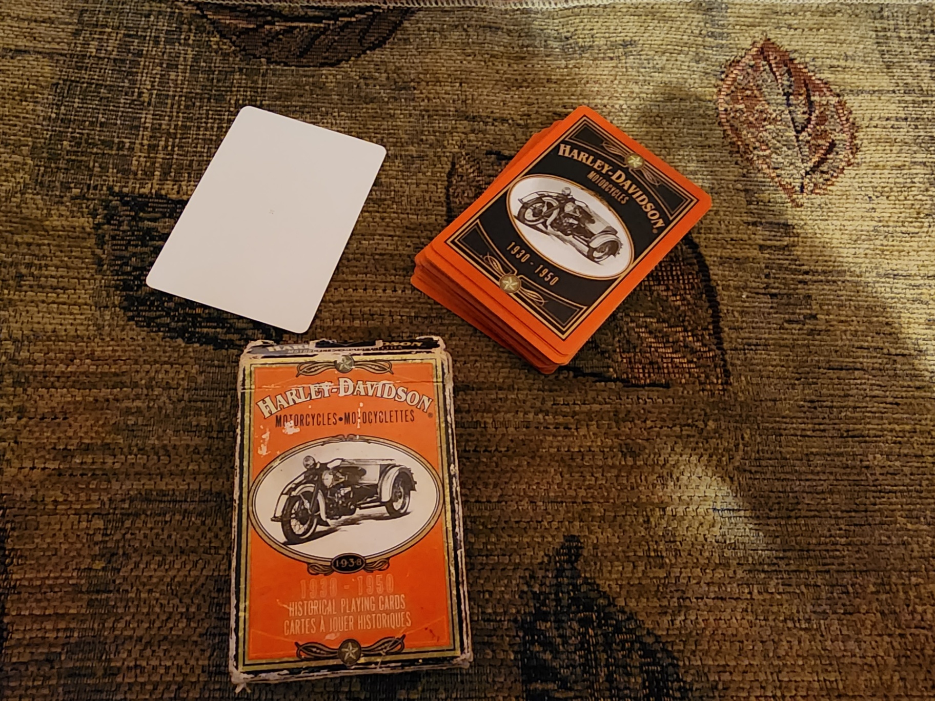 Harley-Davidson Historical Playing Cards (1930–1950) - image 1 of 4