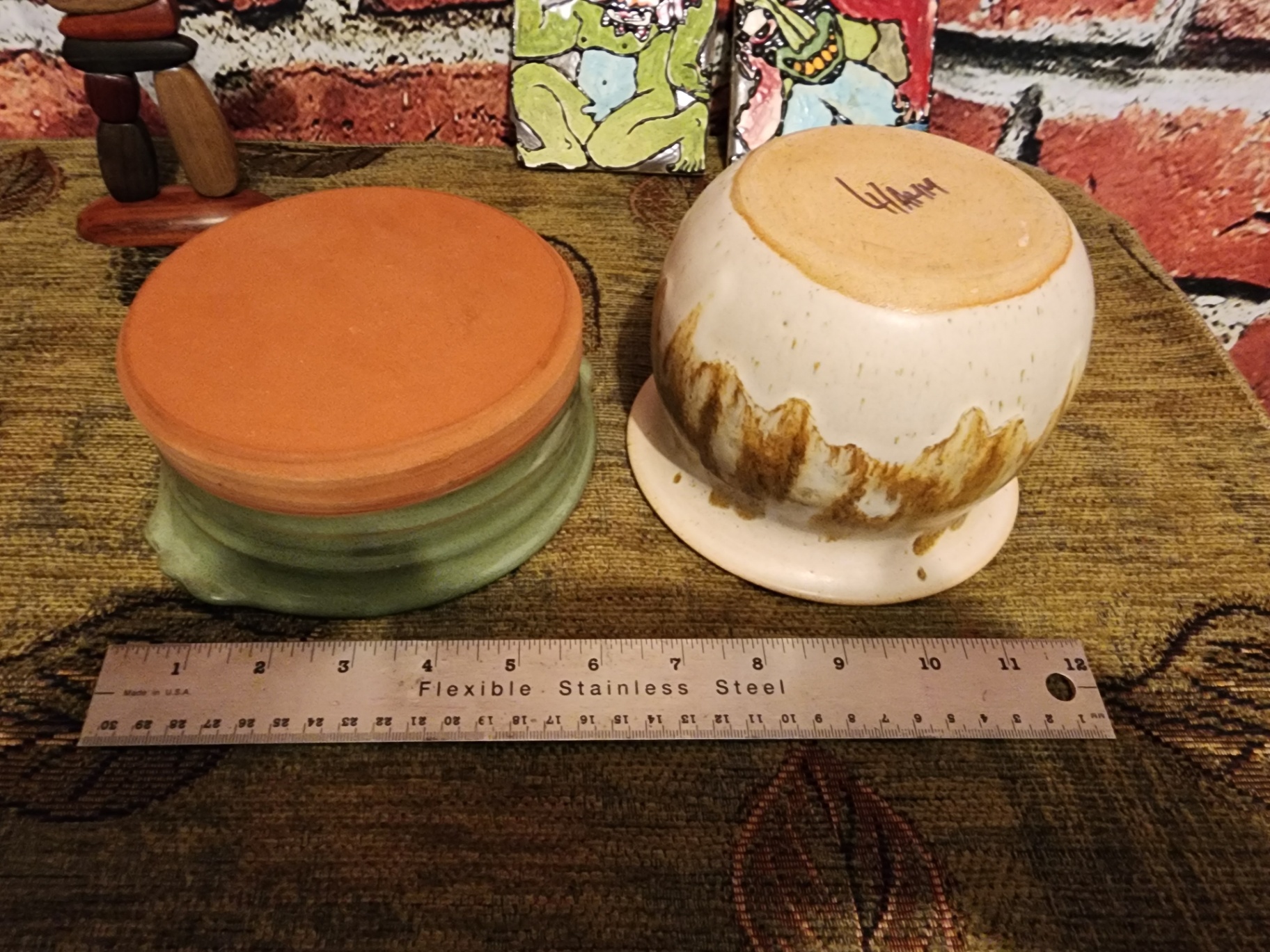 Ceramic Vessels and Wooden Stacking Sculpture - image 9 of 14