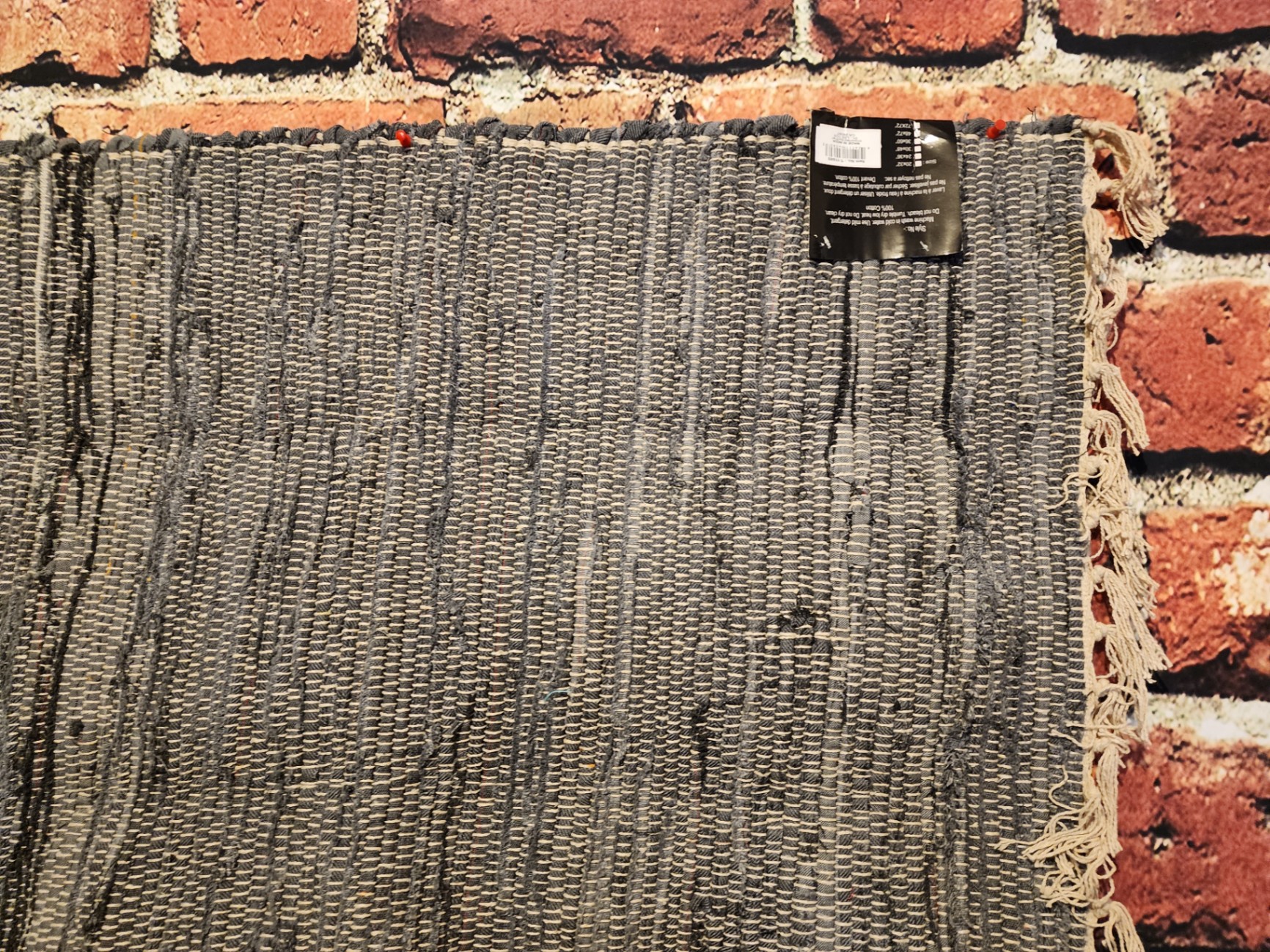 Chindi Cotton Rugs with Fringe - image 4 of 9